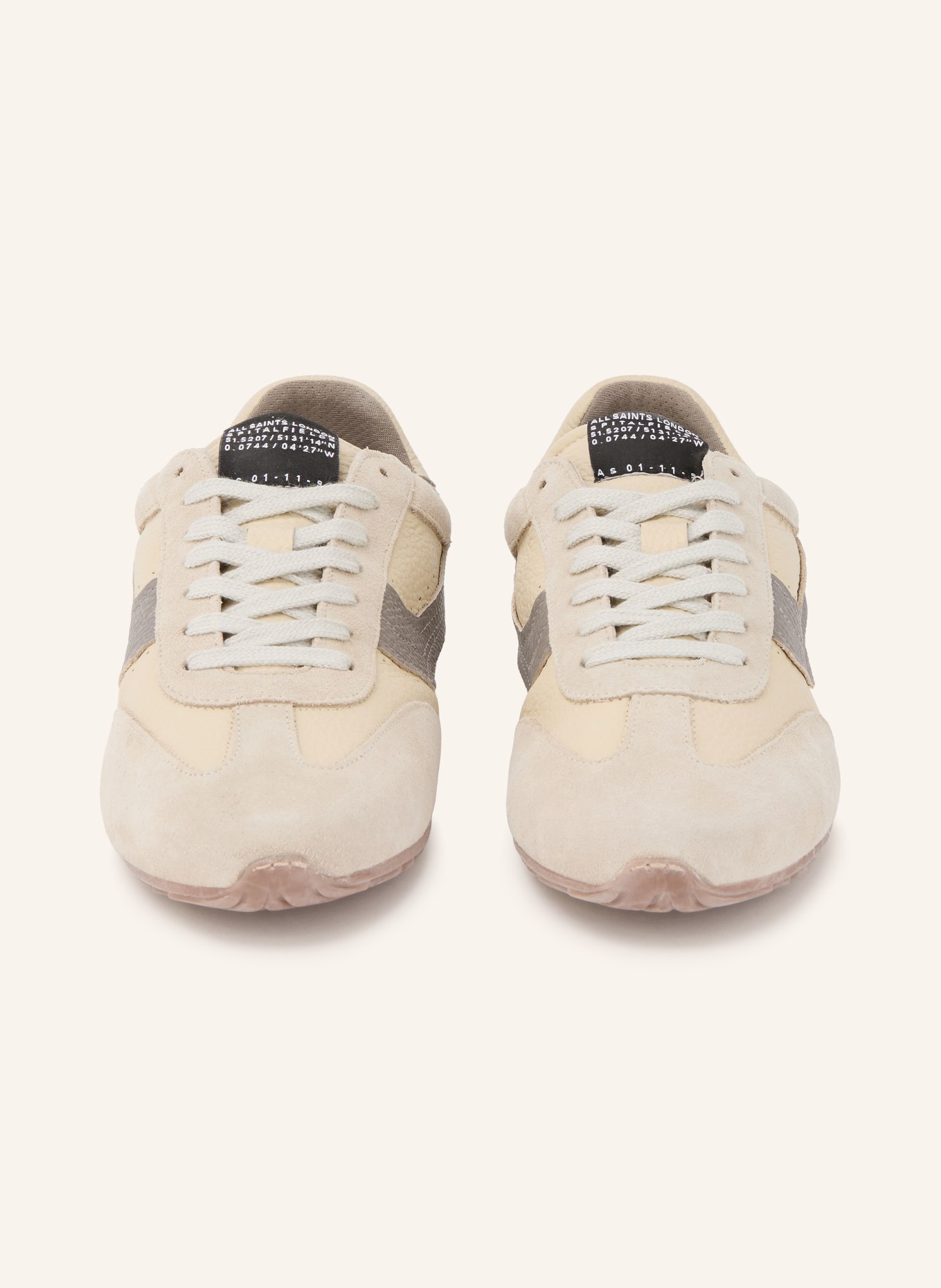 ALLSAINTS Sneaker LIAM HEX: CREME / GRAU
