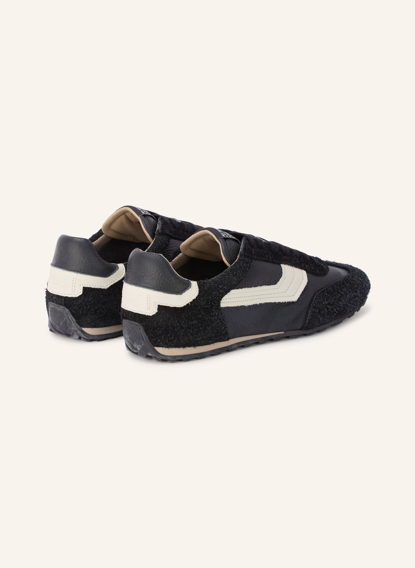 ALLSAINTS Sneakersy LIAM HEX: ČERNÁ / BÍLÁ