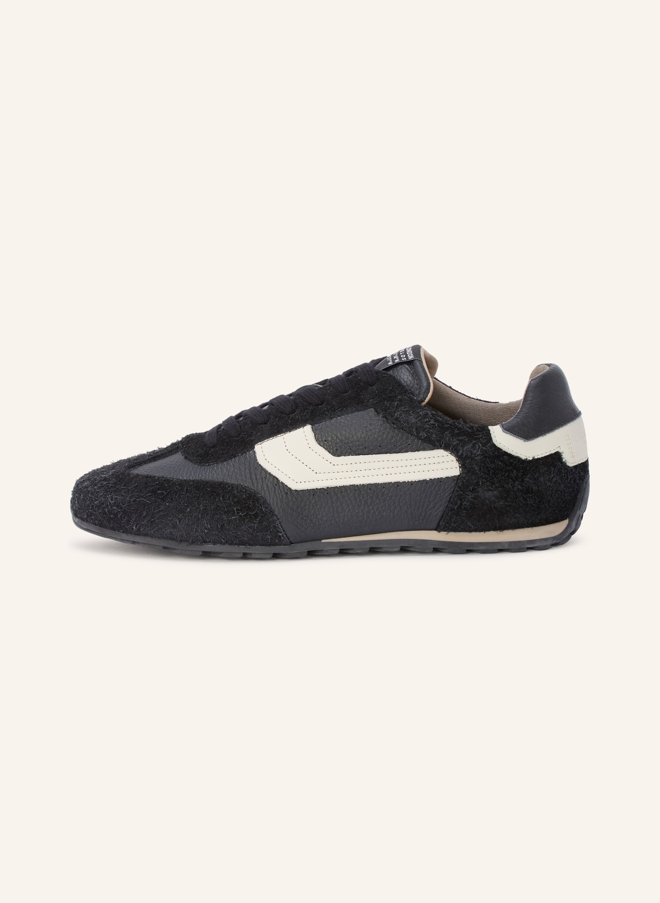 ALLSAINTS Sneakersy LIAM HEX: ČERNÁ / BÍLÁ