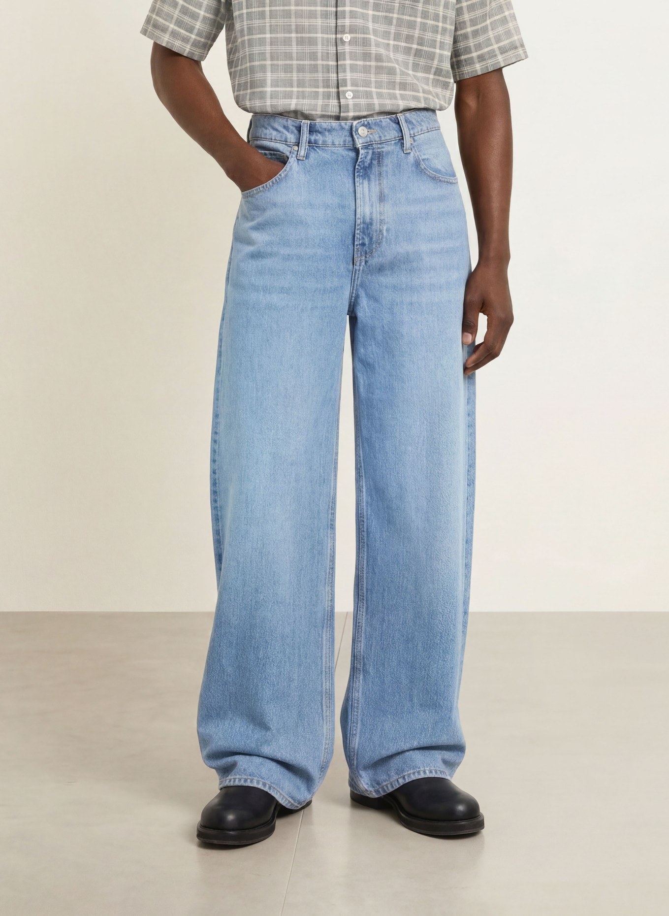 ALLSAINTS Blugi RIVET cu croială regular: 2160 Light Indigo