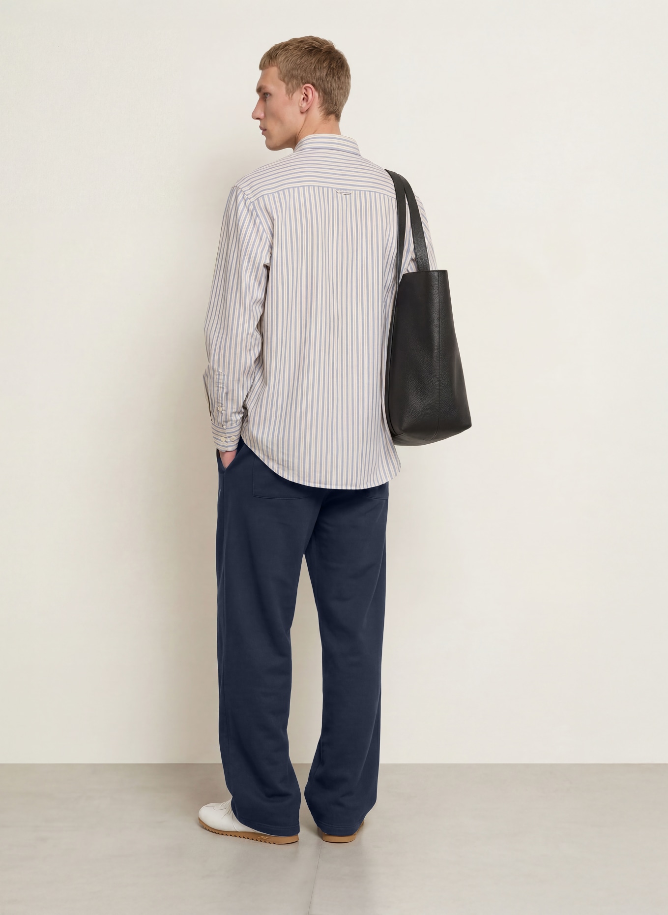 ALLSAINTS Sweatpant ASHER: DONKERBLAUW