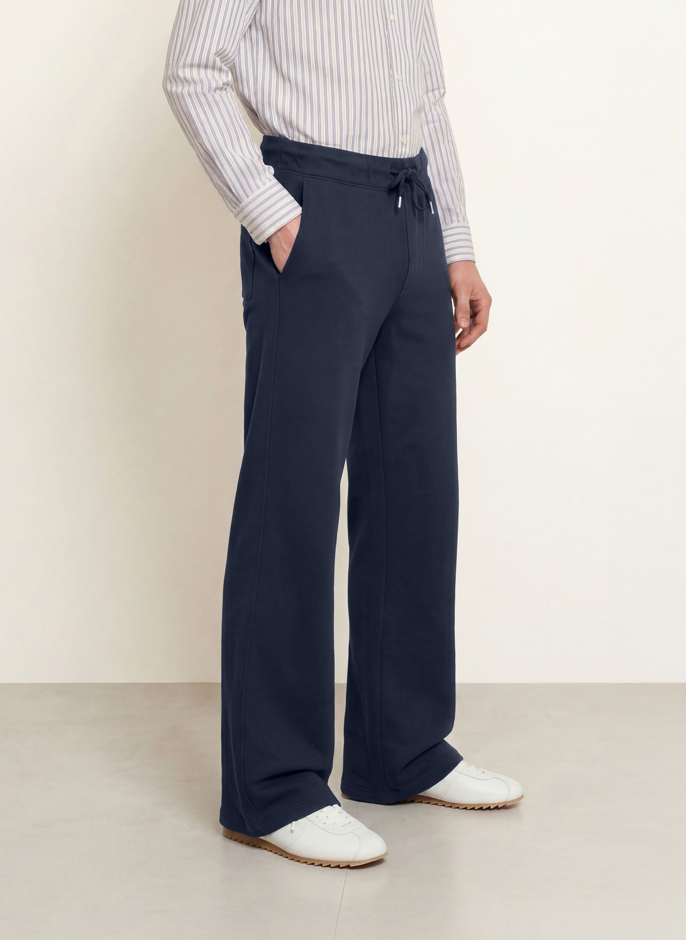 ALLSAINTS Sweatpant ASHER: DONKERBLAUW