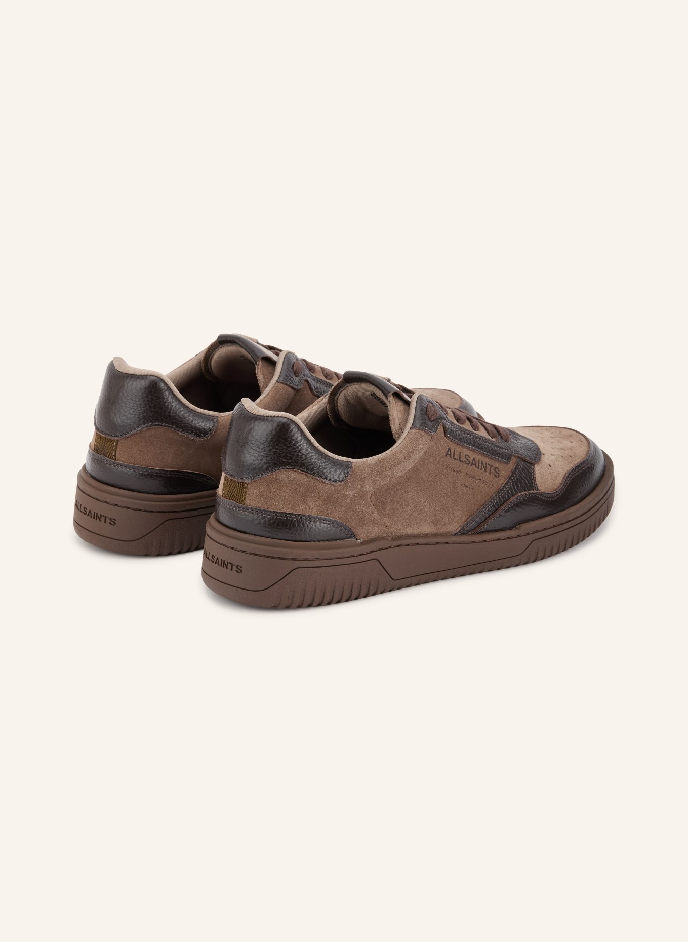 ALLSAINTS Sneaker REGAN: HELLBRAUN / DUNKELBRAUN