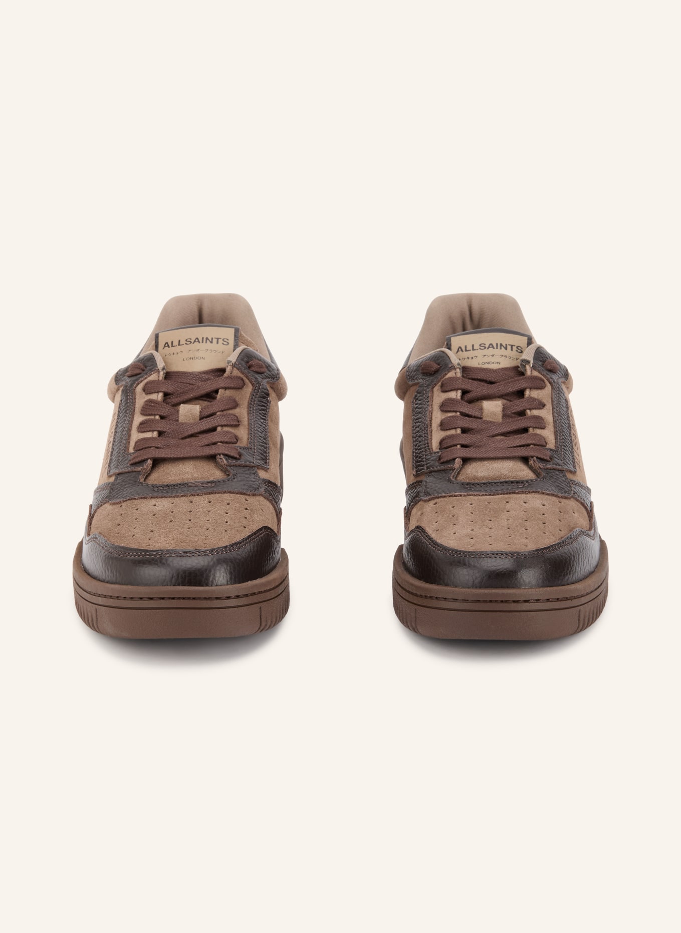 ALLSAINTS Sneaker REGAN: HELLBRAUN / DUNKELBRAUN