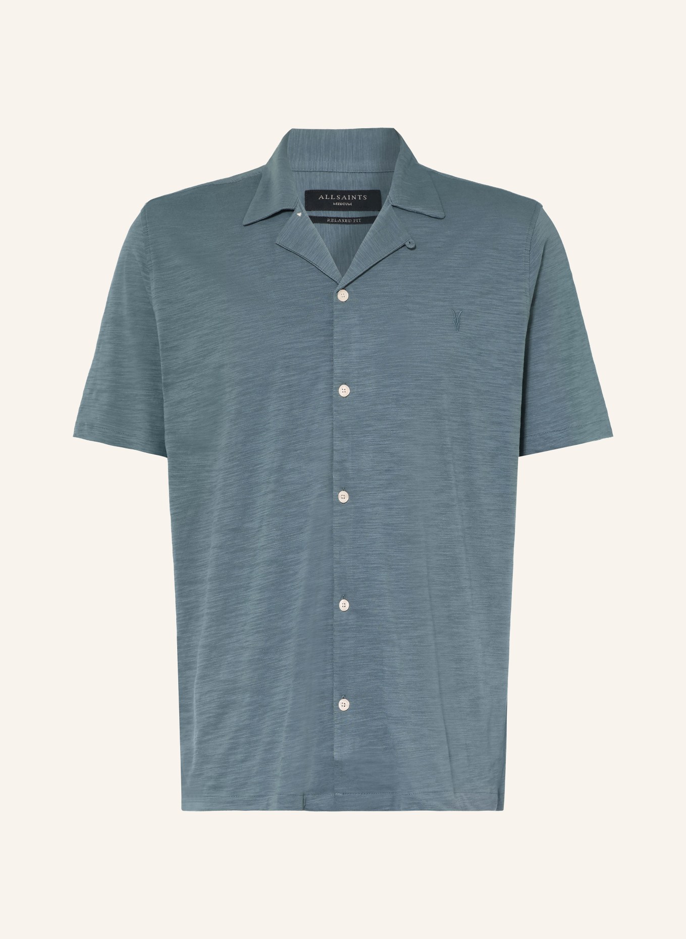 ALLSAINTS Resorthemd ROBSON Relaxed Fit: BLAUGRAU