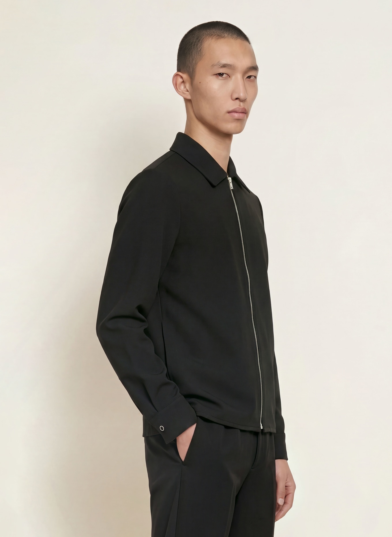 SANDRO Blouson: SCHWARZ
