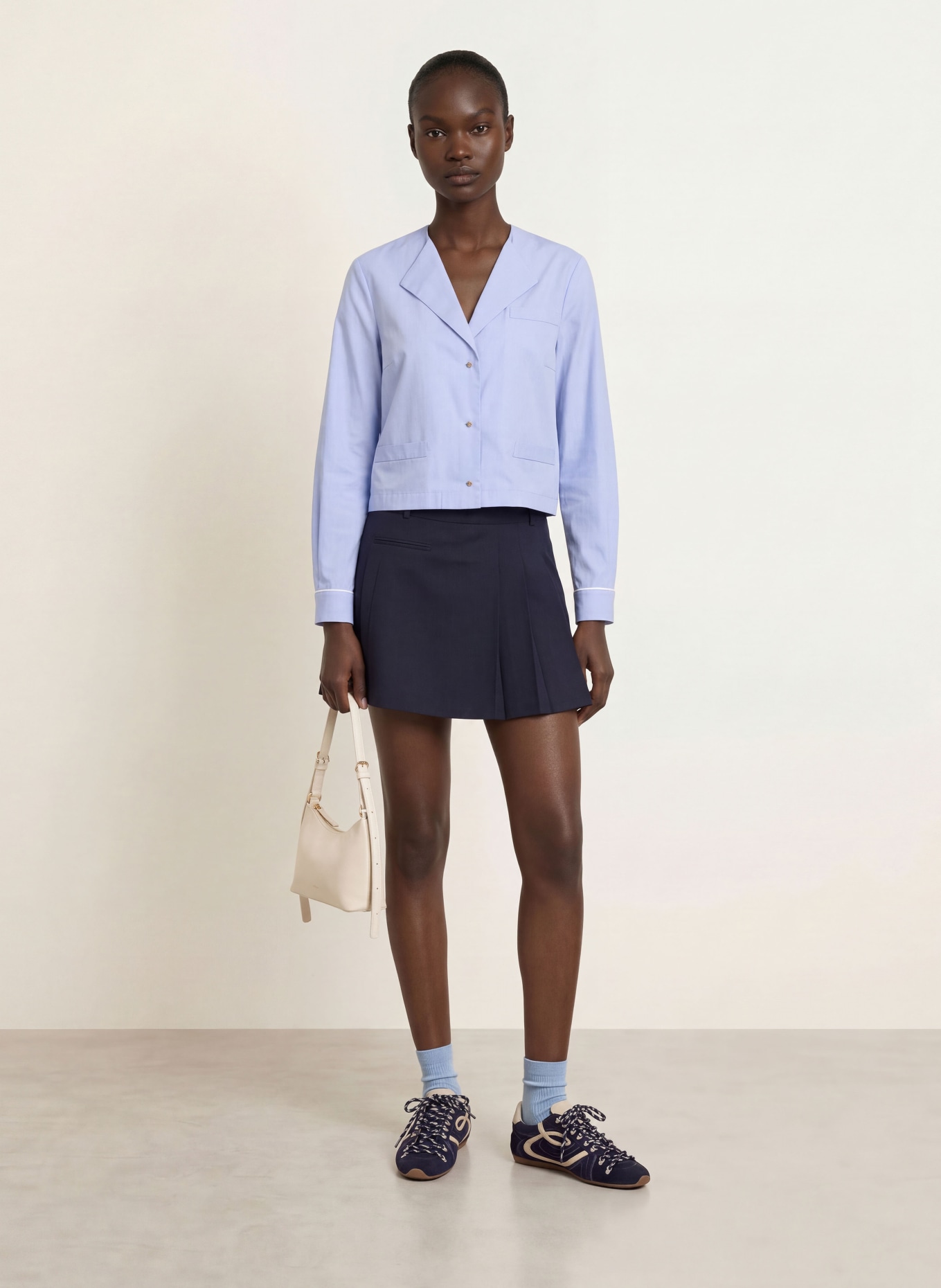CLAUDIE PIERLOT Bluzka: JASNONIEBIESKI
