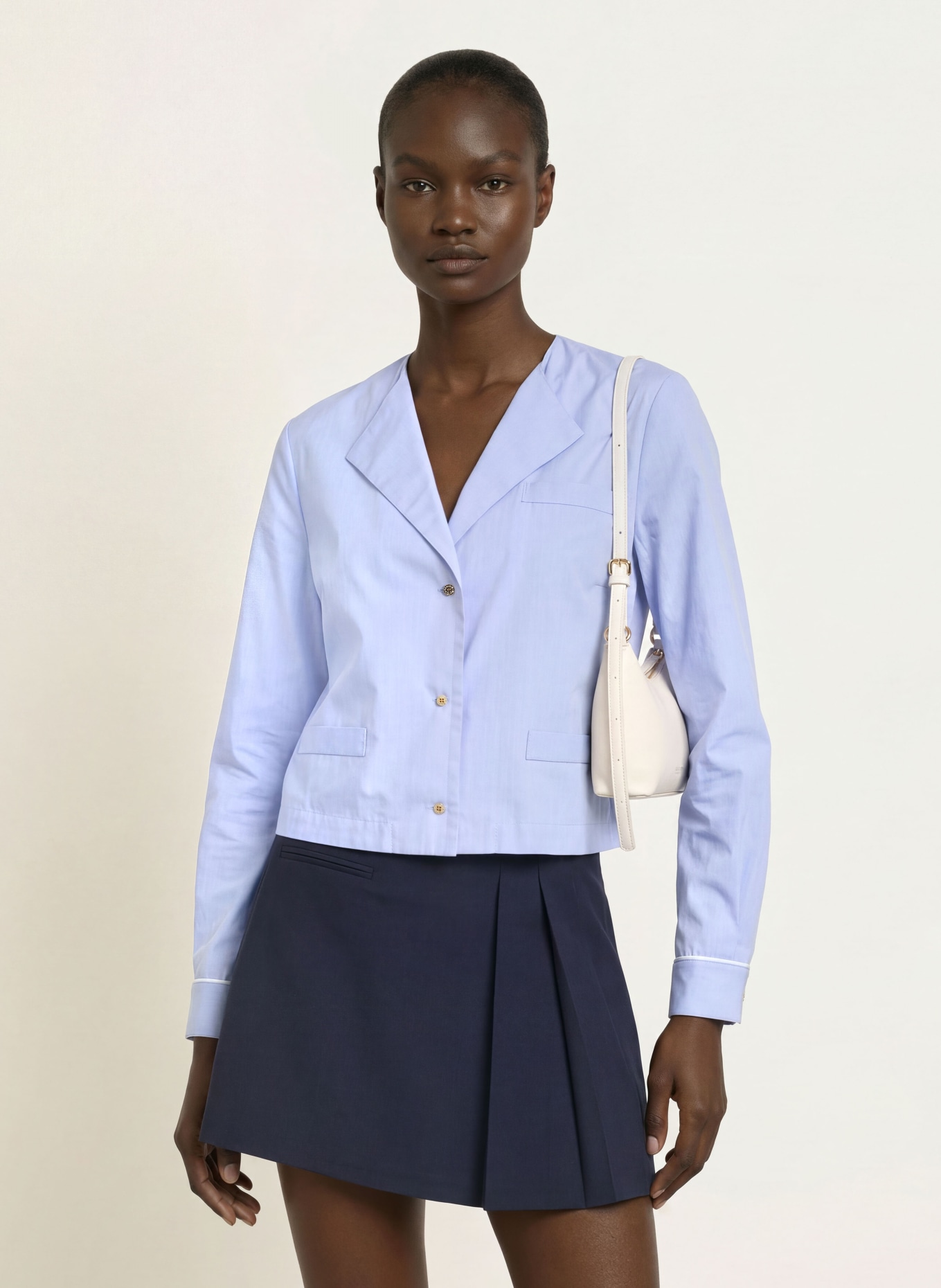 CLAUDIE PIERLOT Bluzka: JASNONIEBIESKI