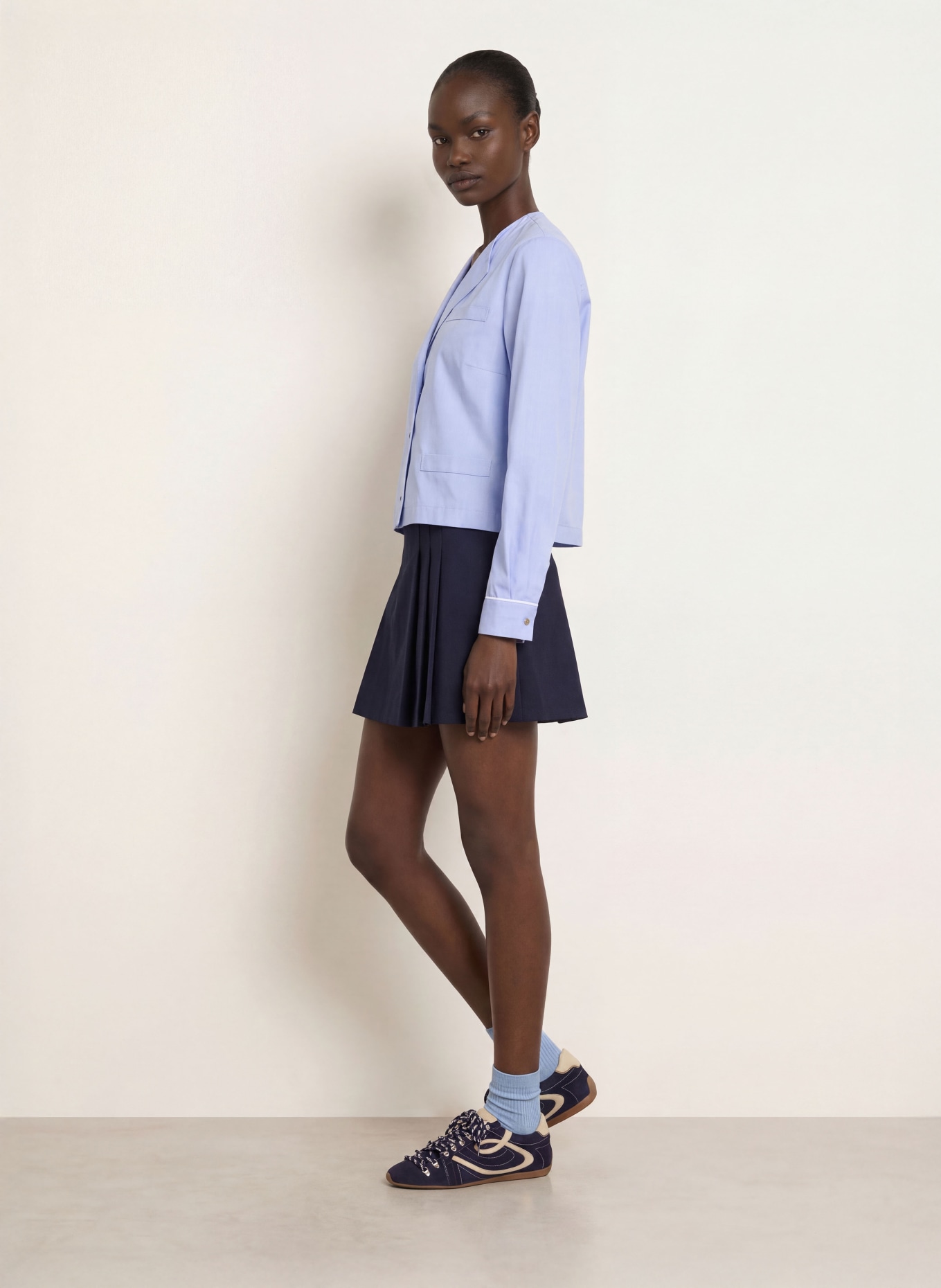 CLAUDIE PIERLOT Bluzka: JASNONIEBIESKI