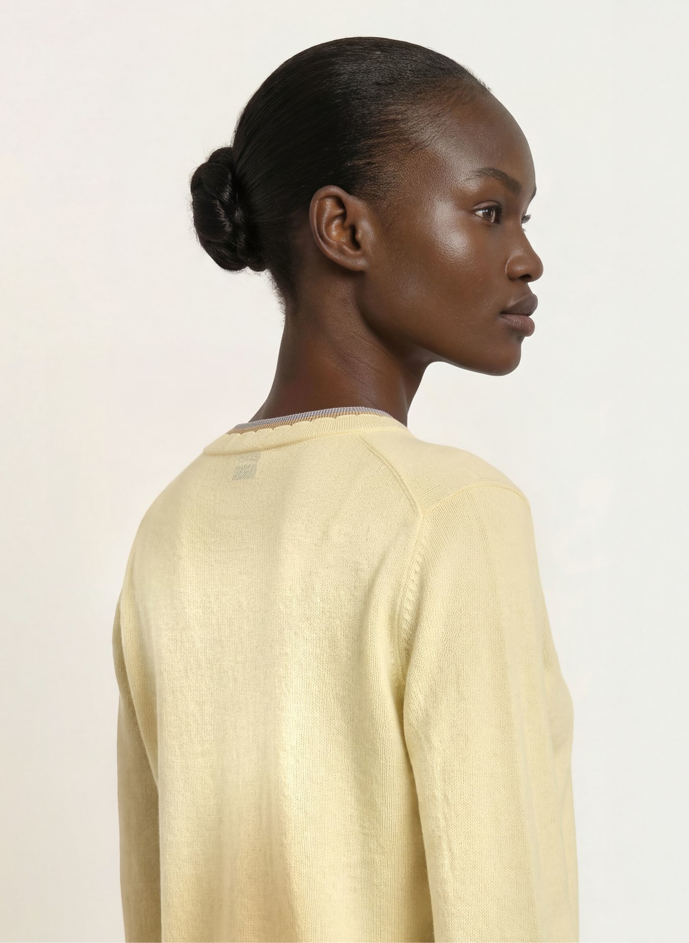 CLAUDIE PIERLOT Pullover: GELB / CAMEL / GRAU