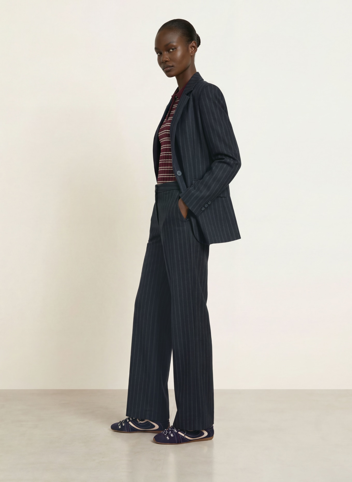 CLAUDIE PIERLOT Marynarka: GRANATOWY