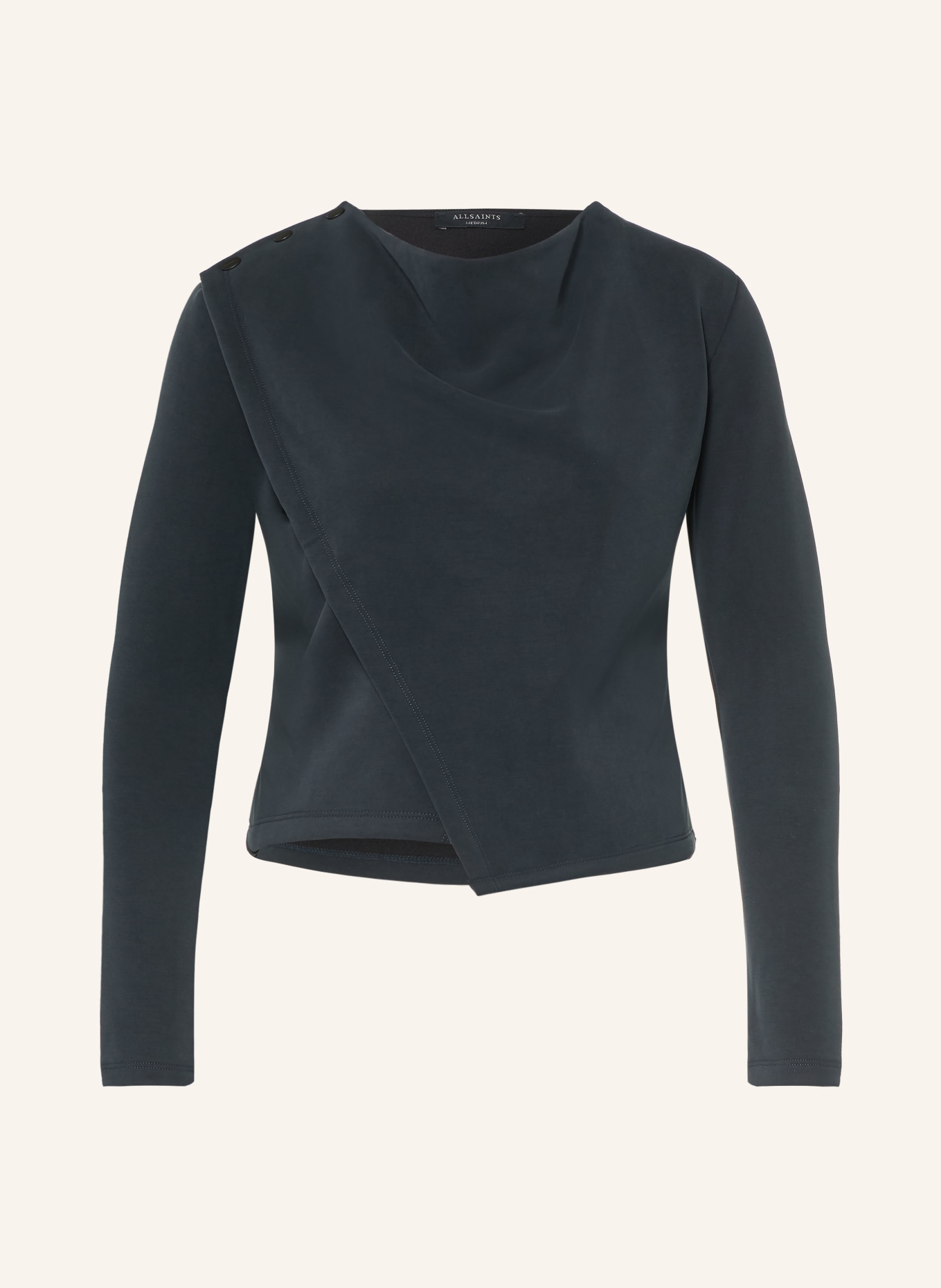 ALLSAINTS Longsleeve SKYLER: ZWART