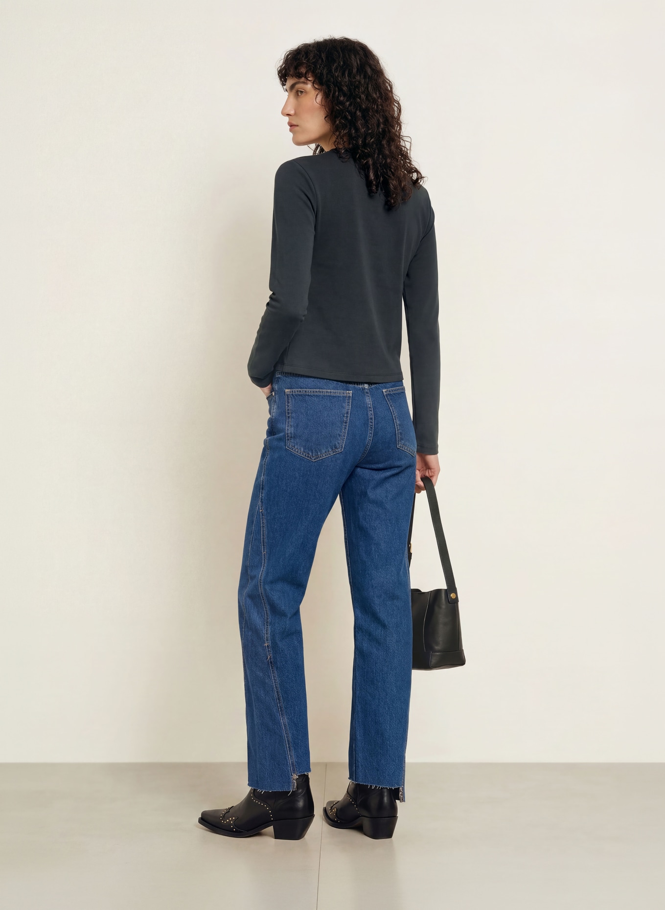 ALLSAINTS Longsleeve SKYLER: ZWART