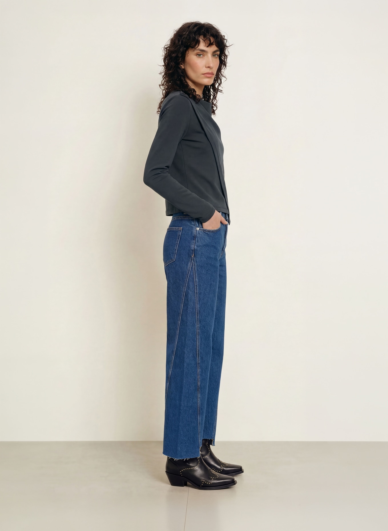 ALLSAINTS Longsleeve SKYLER: ZWART