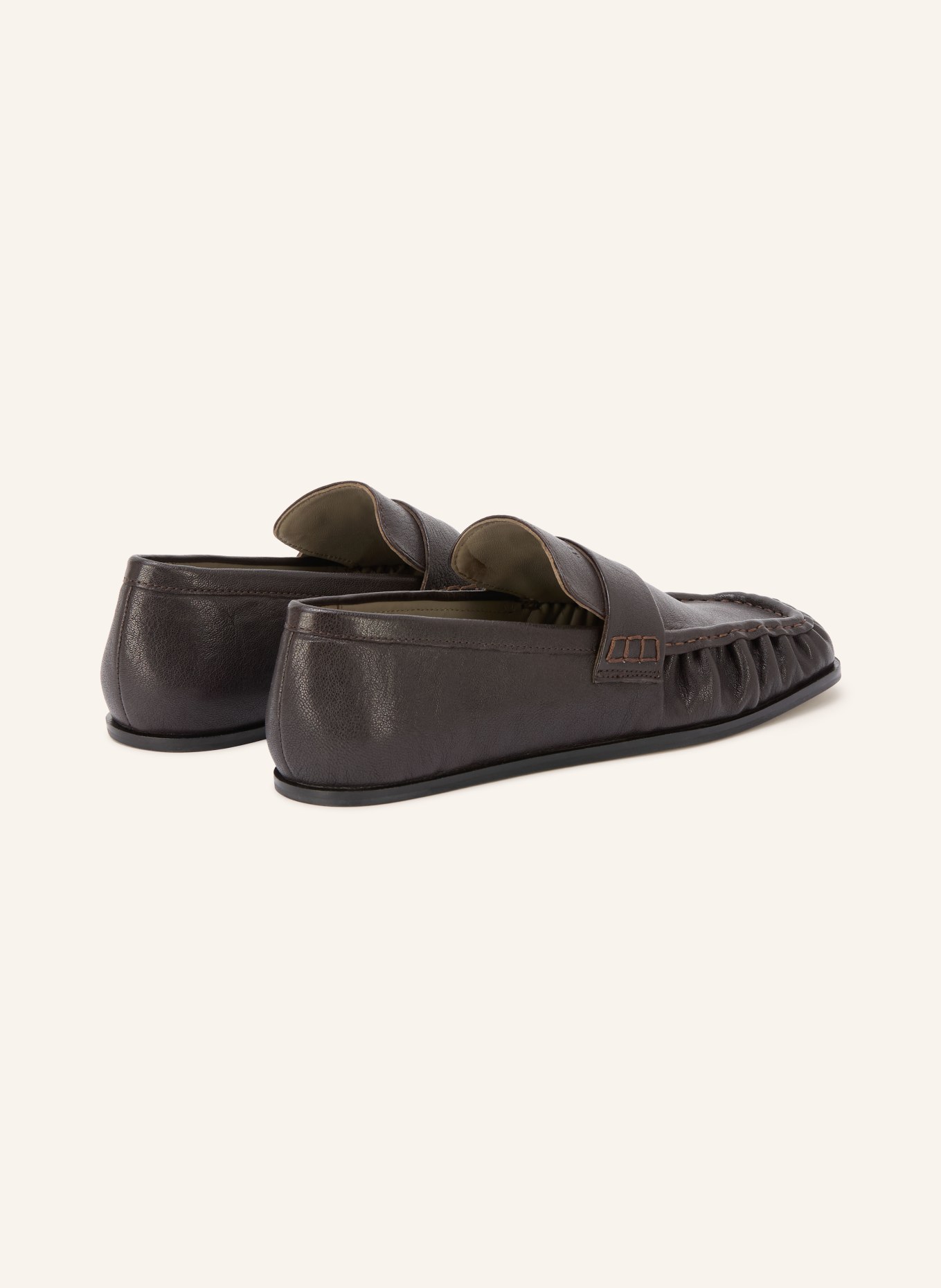 ALLSAINTS Loafersy JULIE: CIEMNOBRĄZOWY