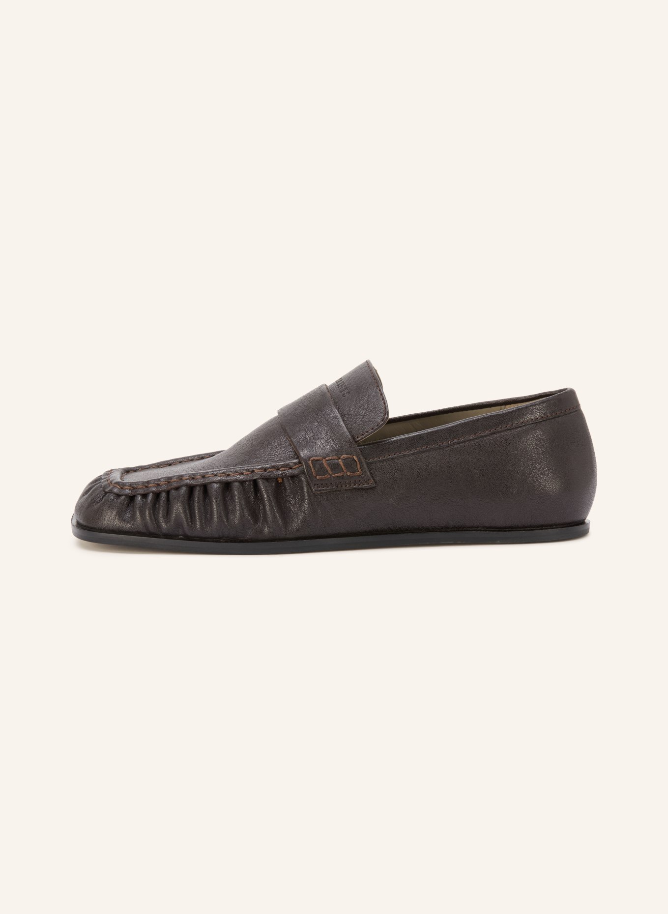 ALLSAINTS Loafersy JULIE: CIEMNOBRĄZOWY