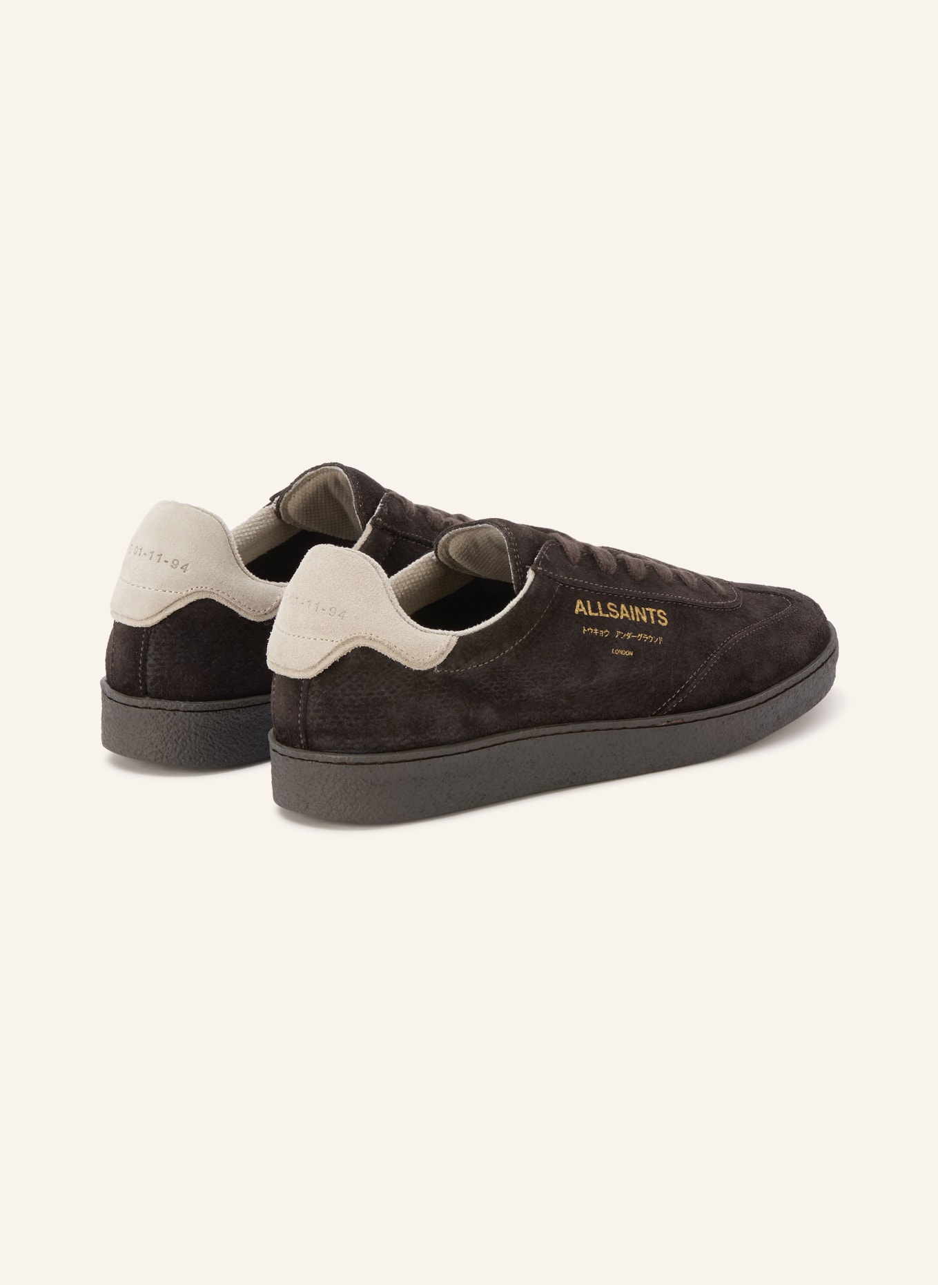 ALLSAINTS Sneakers THELMA: MARRON FONCÉ / LICHTGRIJS