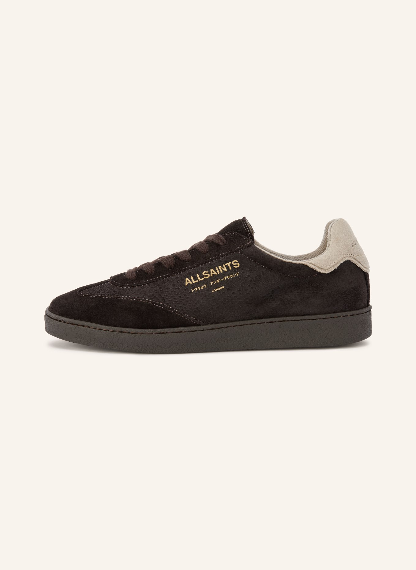 ALLSAINTS Sneakers THELMA: MARRON FONCÉ / LICHTGRIJS