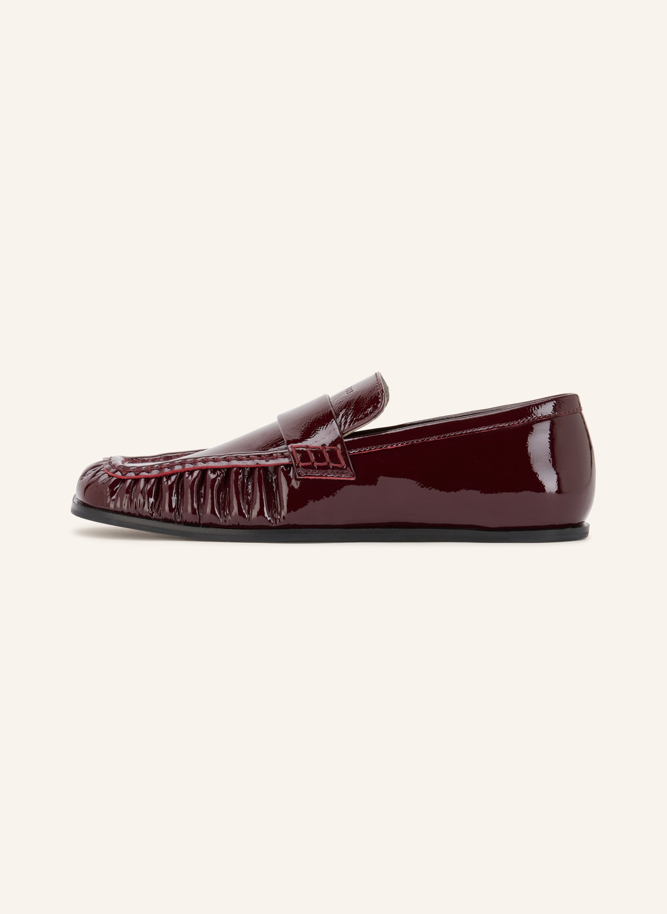 ALLSAINTS Lack-Loafer JULIE: DUNKELROT
