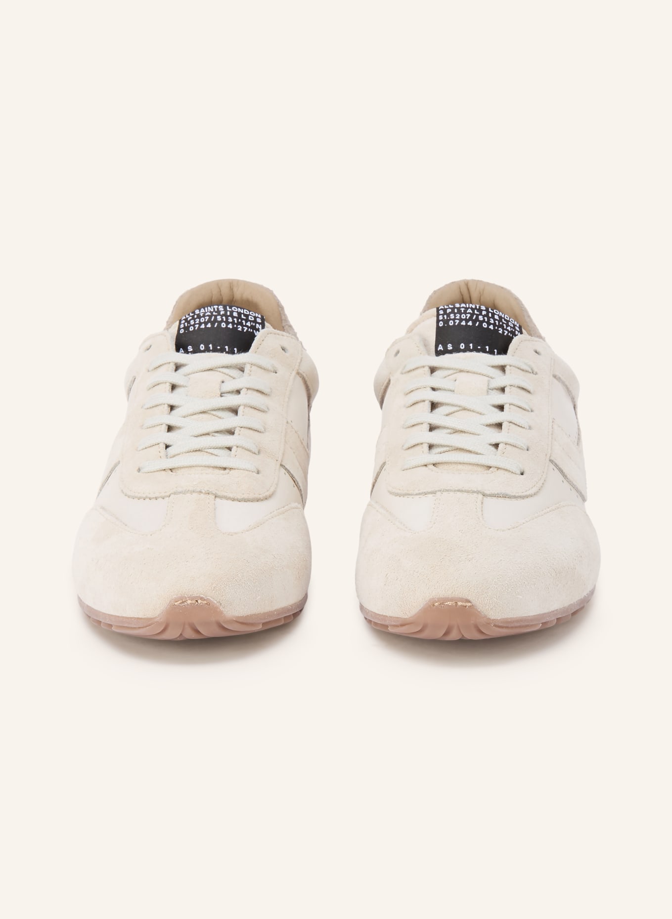 ALLSAINTS Sneakers LIAM: CRÈME / KAKI