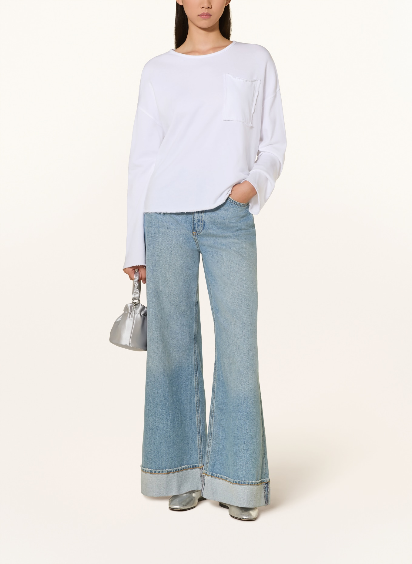 Rich & Royal Sweatshirt: WEISS