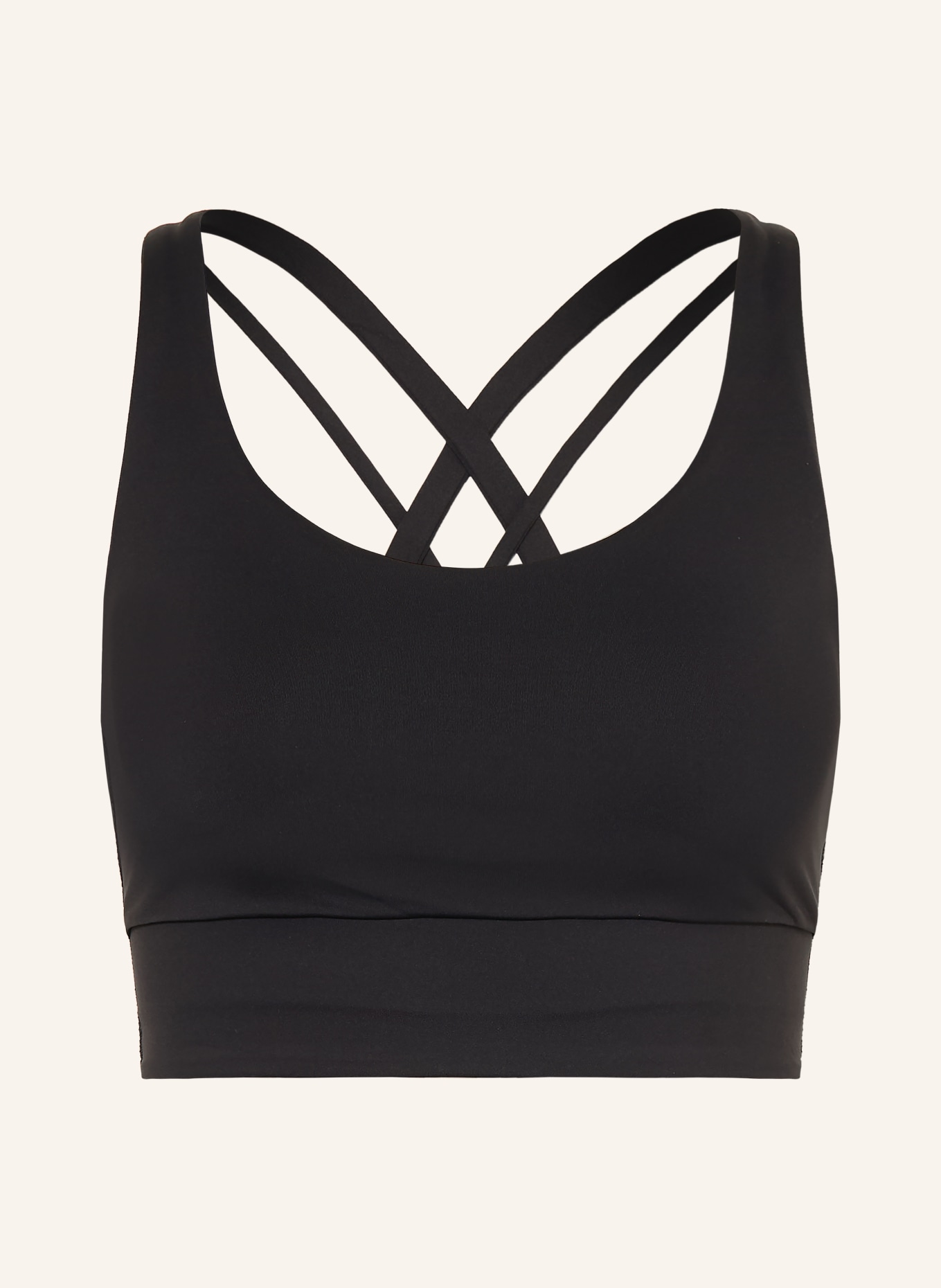 lululemon Sport-BH ENERGY™ LONGLINE: SCHWARZ