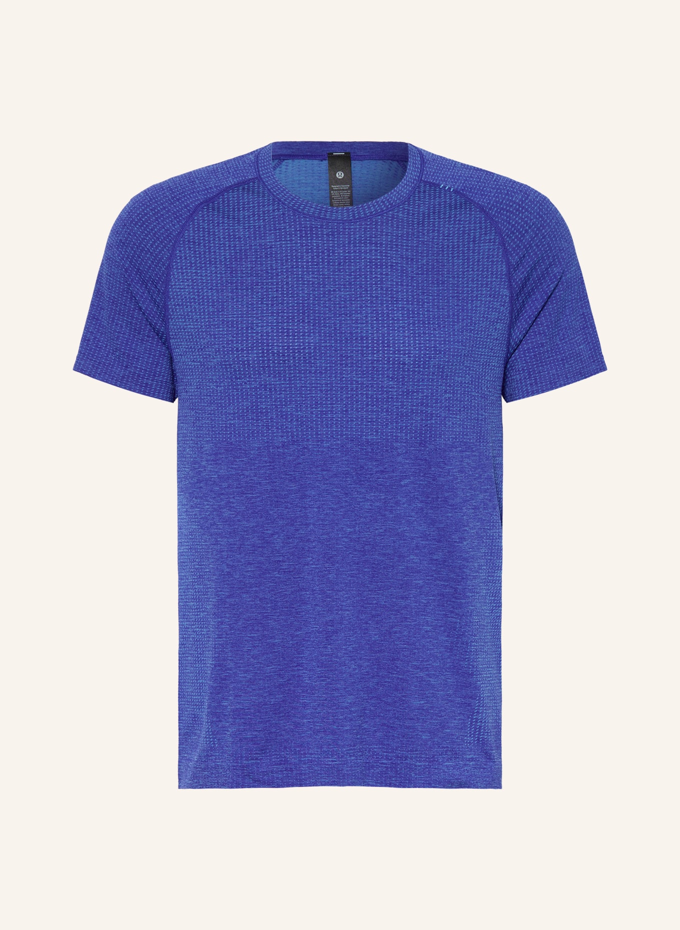 lululemon T-shirt METAL VENT TECH: BLEU FONCÉ