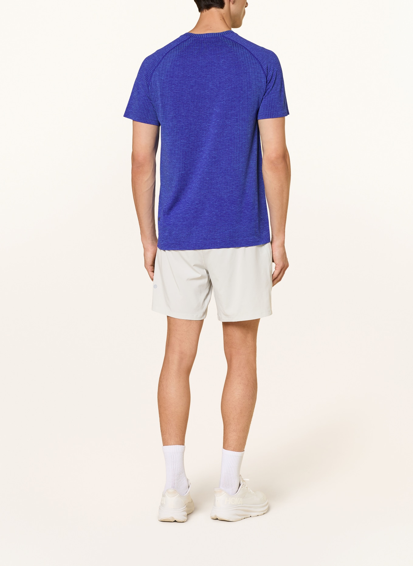 lululemon T-shirt METAL VENT TECH: BLEU FONCÉ