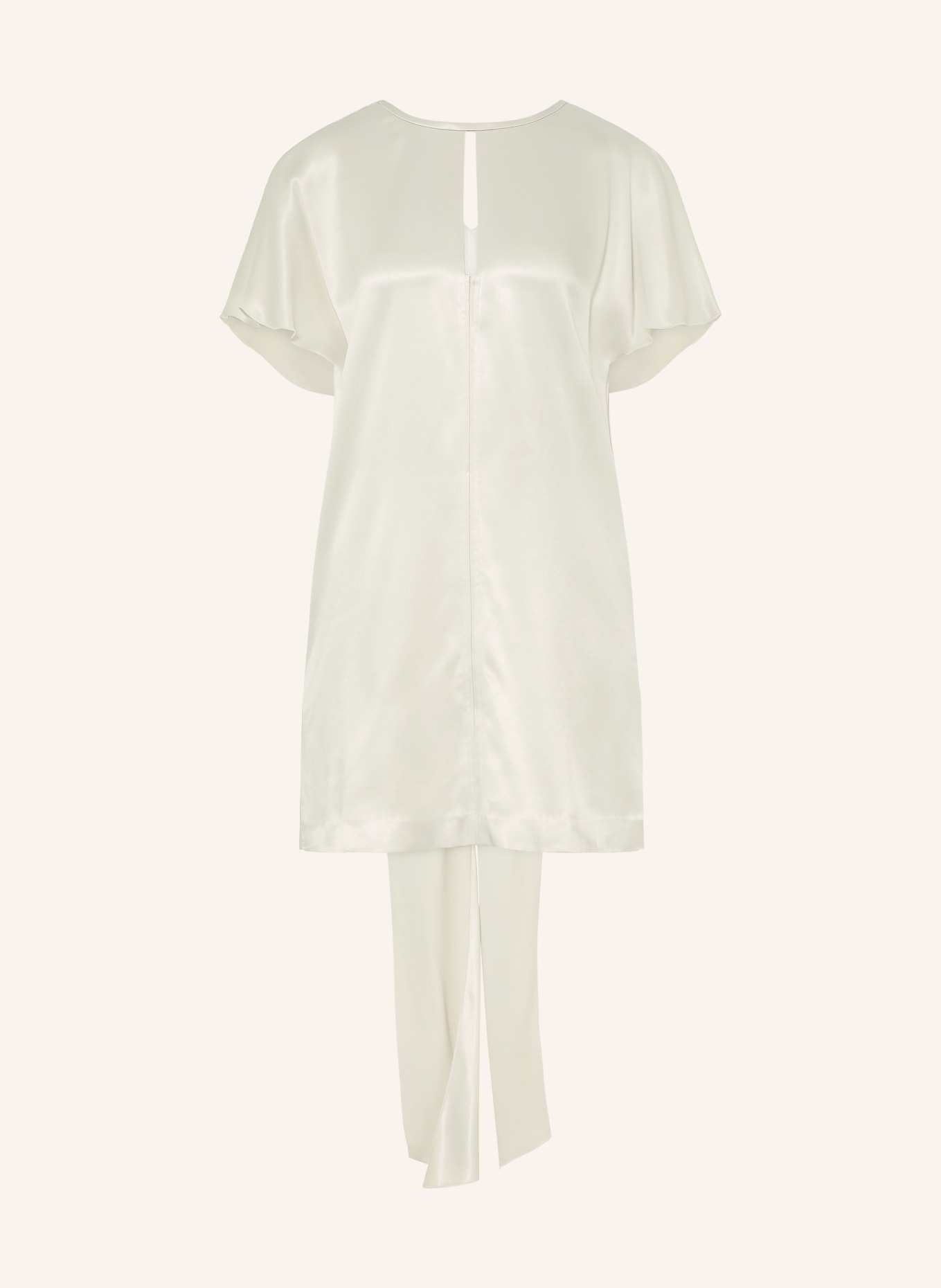 REISS ALICE Satin Dress: SILVER