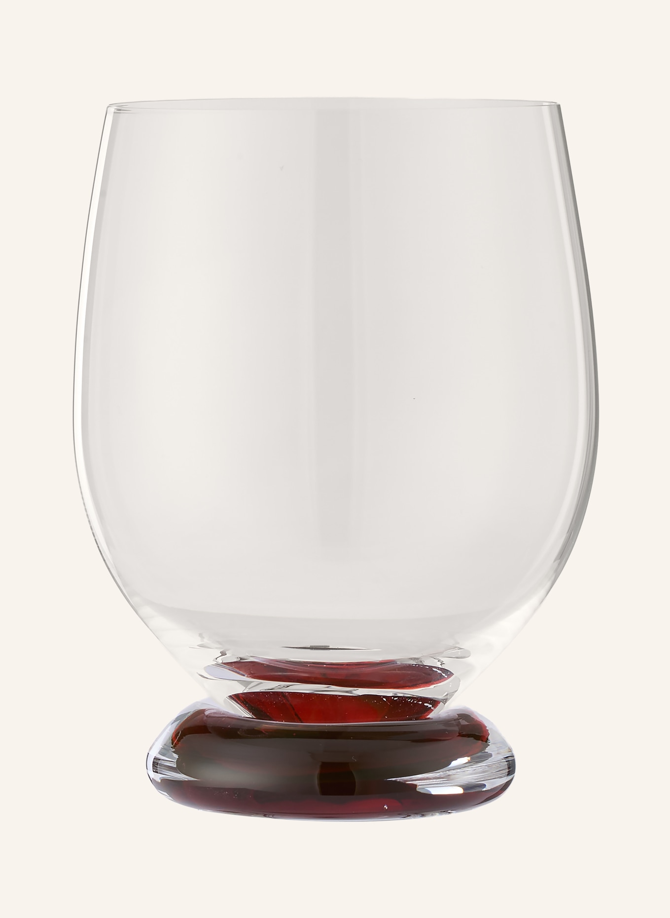 RIEDEL Szklanka FATTO A MANO BY RIEDEL PICCOLO: BIAŁY / CIEMNOCZERWONY
