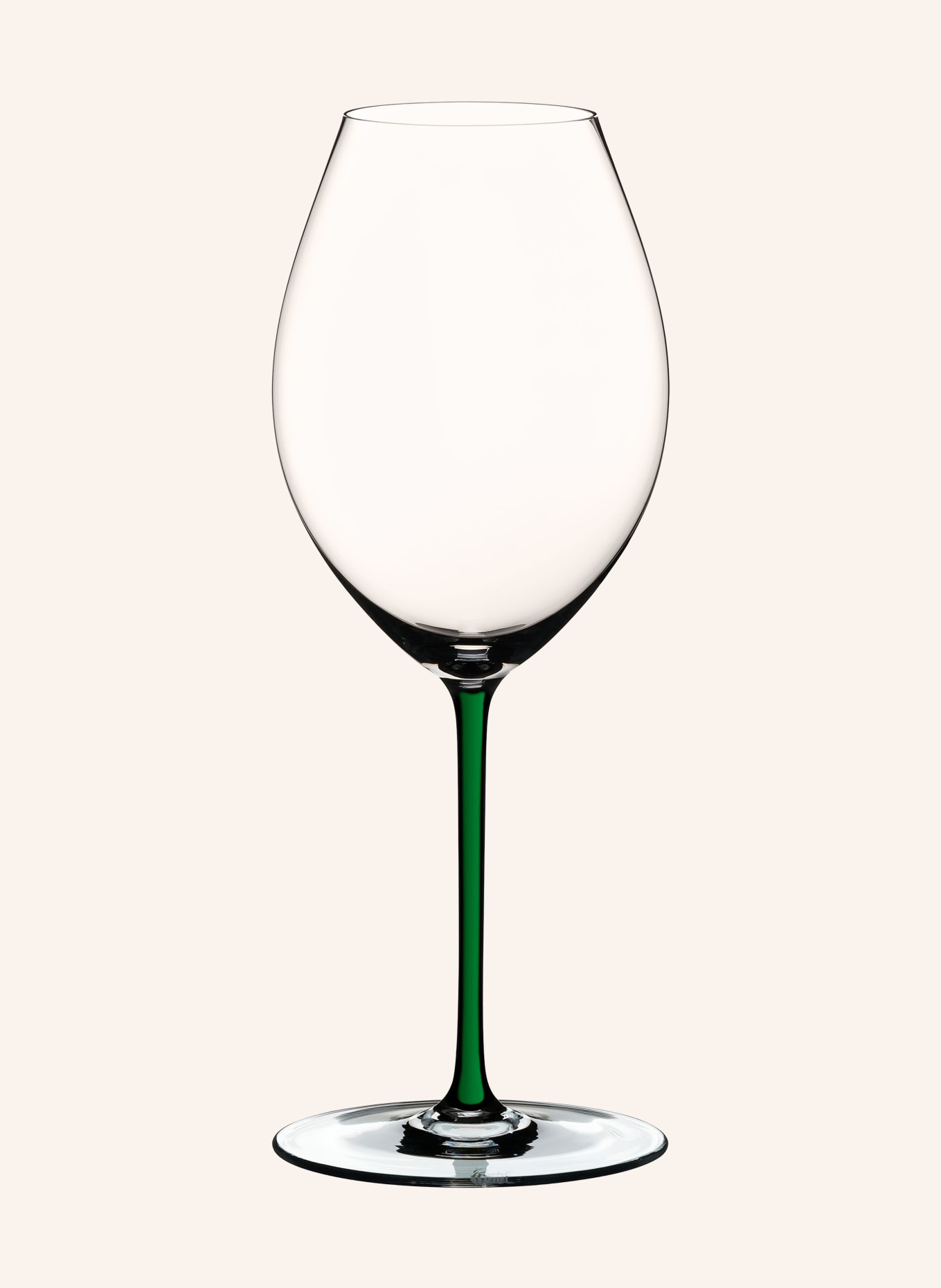 RIEDEL FATTO A MANO BY RIEDEL SYRAH Wine Glass: WHITE / GREEN