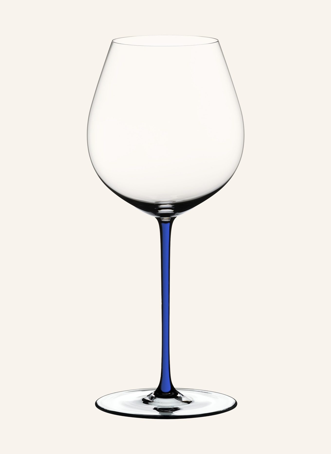 RIEDEL FATTO A MANO BY RIEDEL PINOT NOIR Wine Glass: WHITE / DARK BLUE