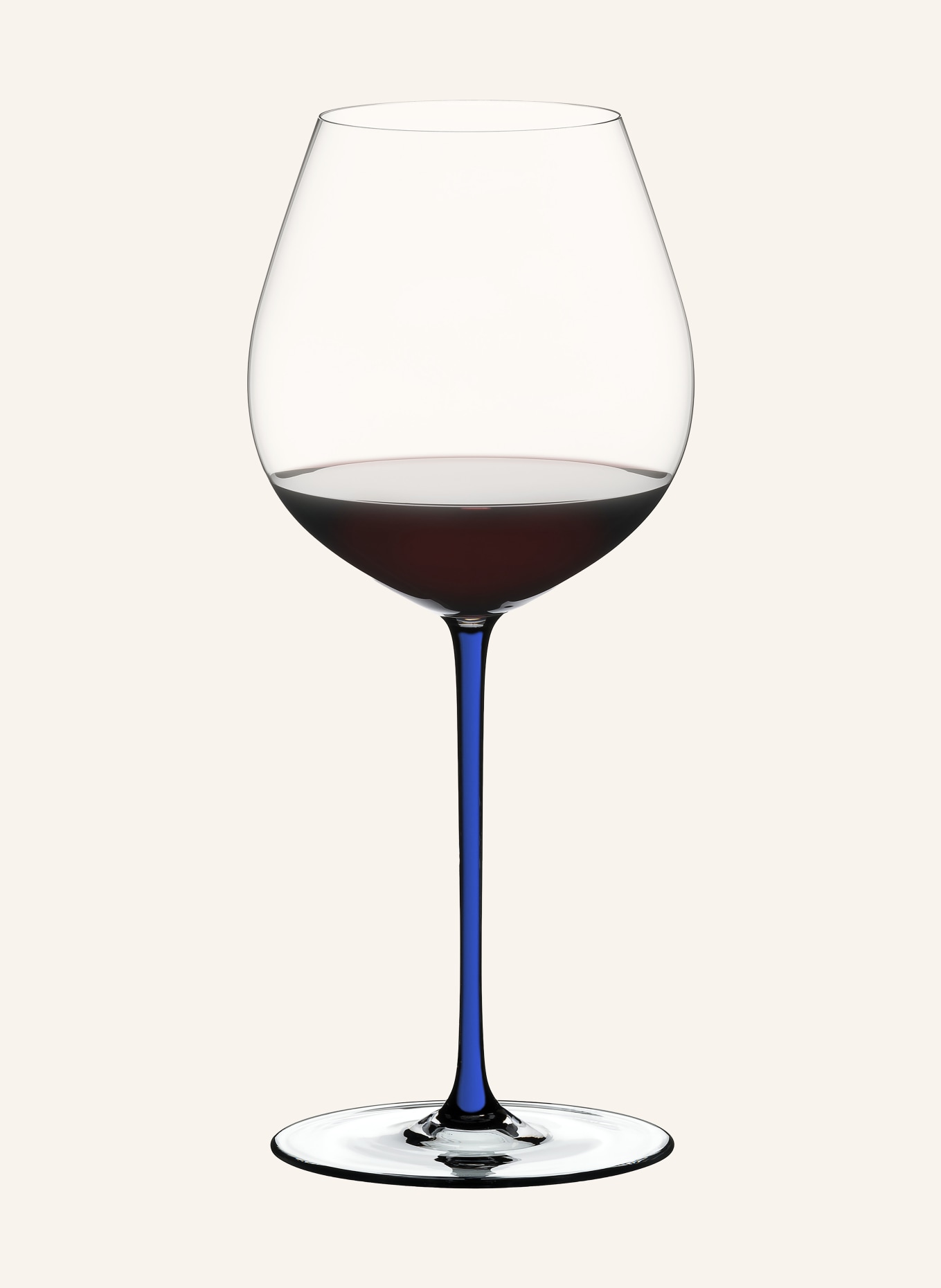 RIEDEL FATTO A MANO BY RIEDEL PINOT NOIR Wine Glass: WHITE / DARK BLUE