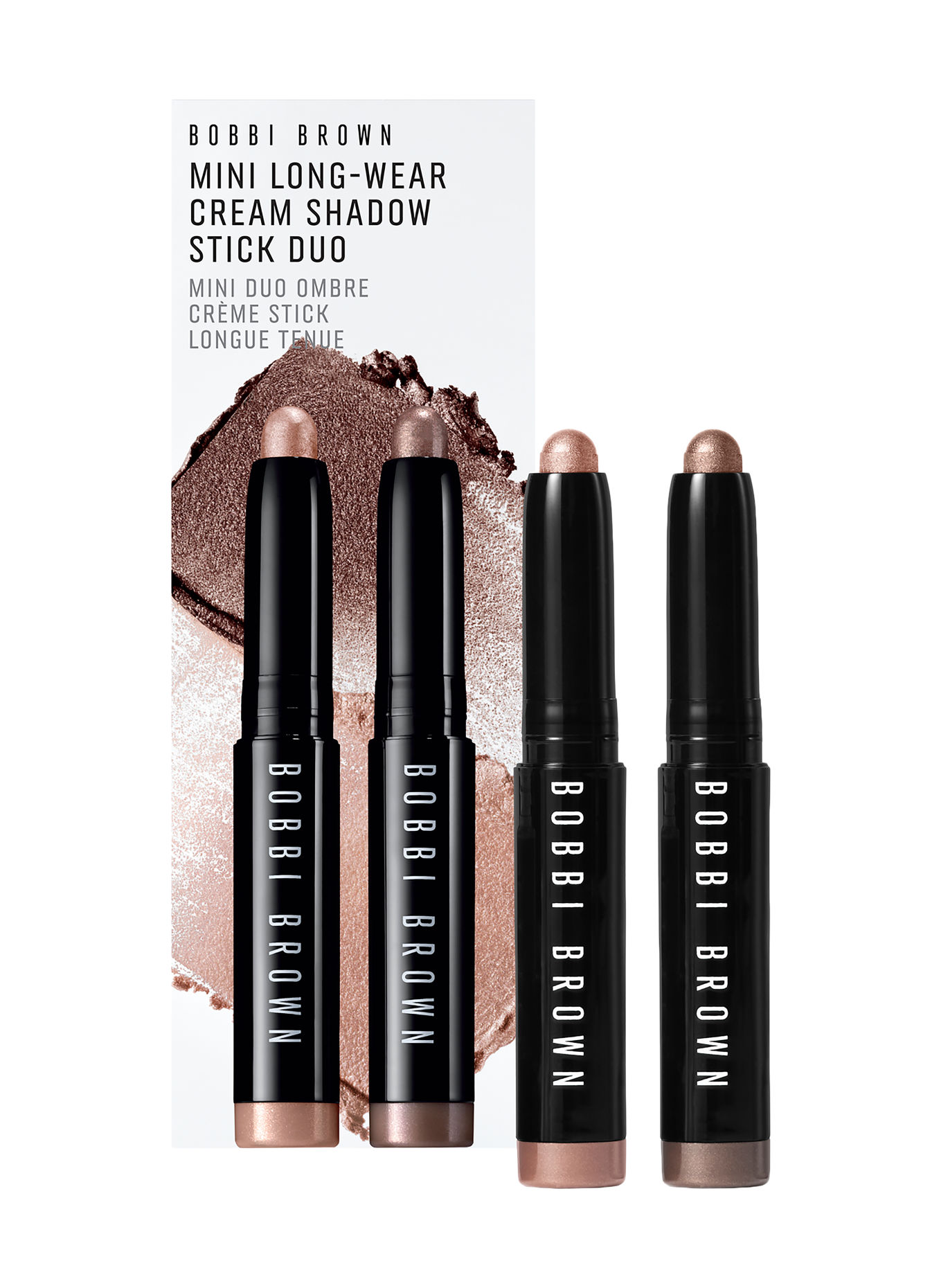 BOBBI BROWN MINI LONG WEAR CREAM SHADOW STICK DUO