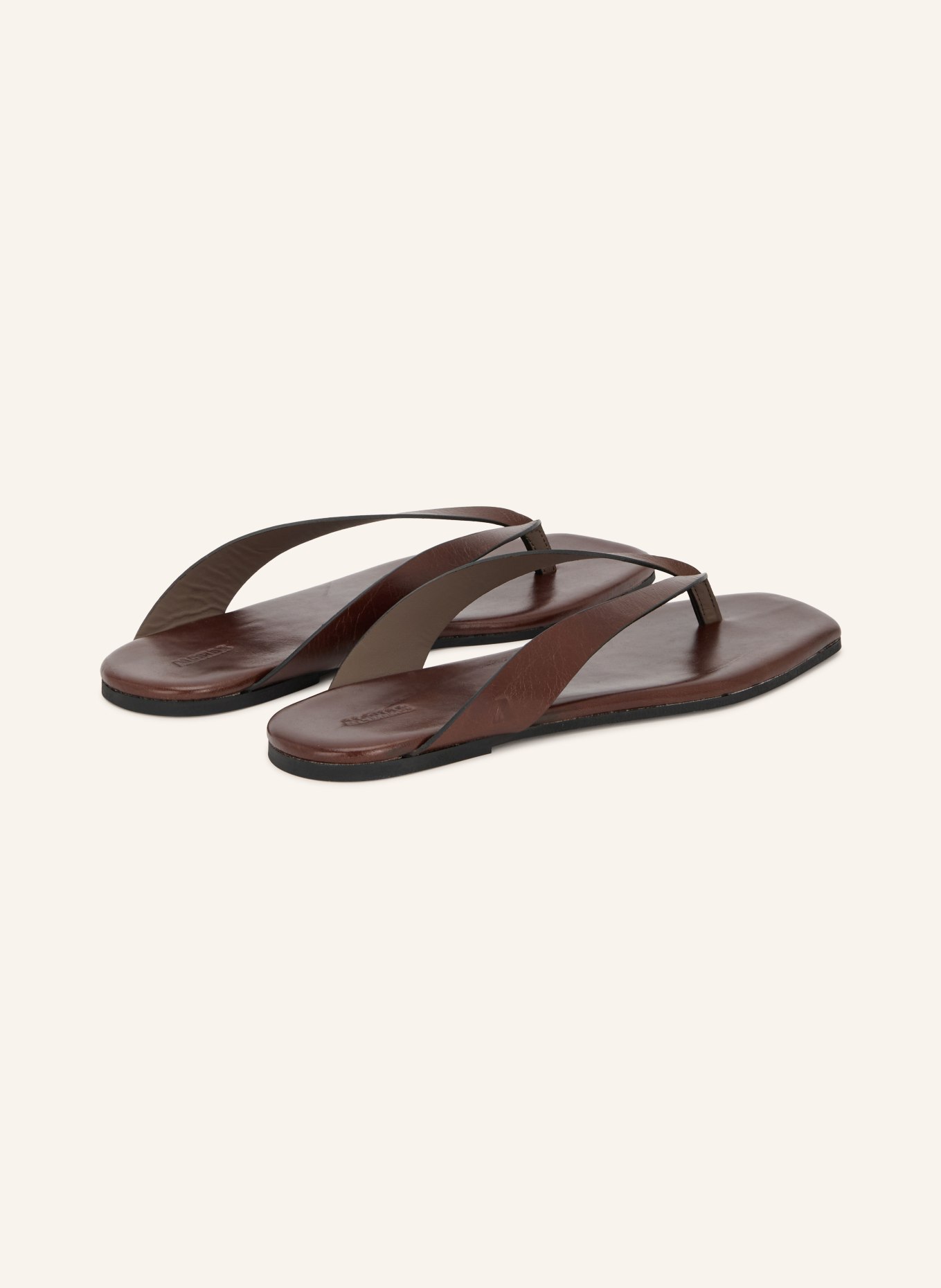 ALOHAS Teenslippers OLA: MARRON FONCÉ