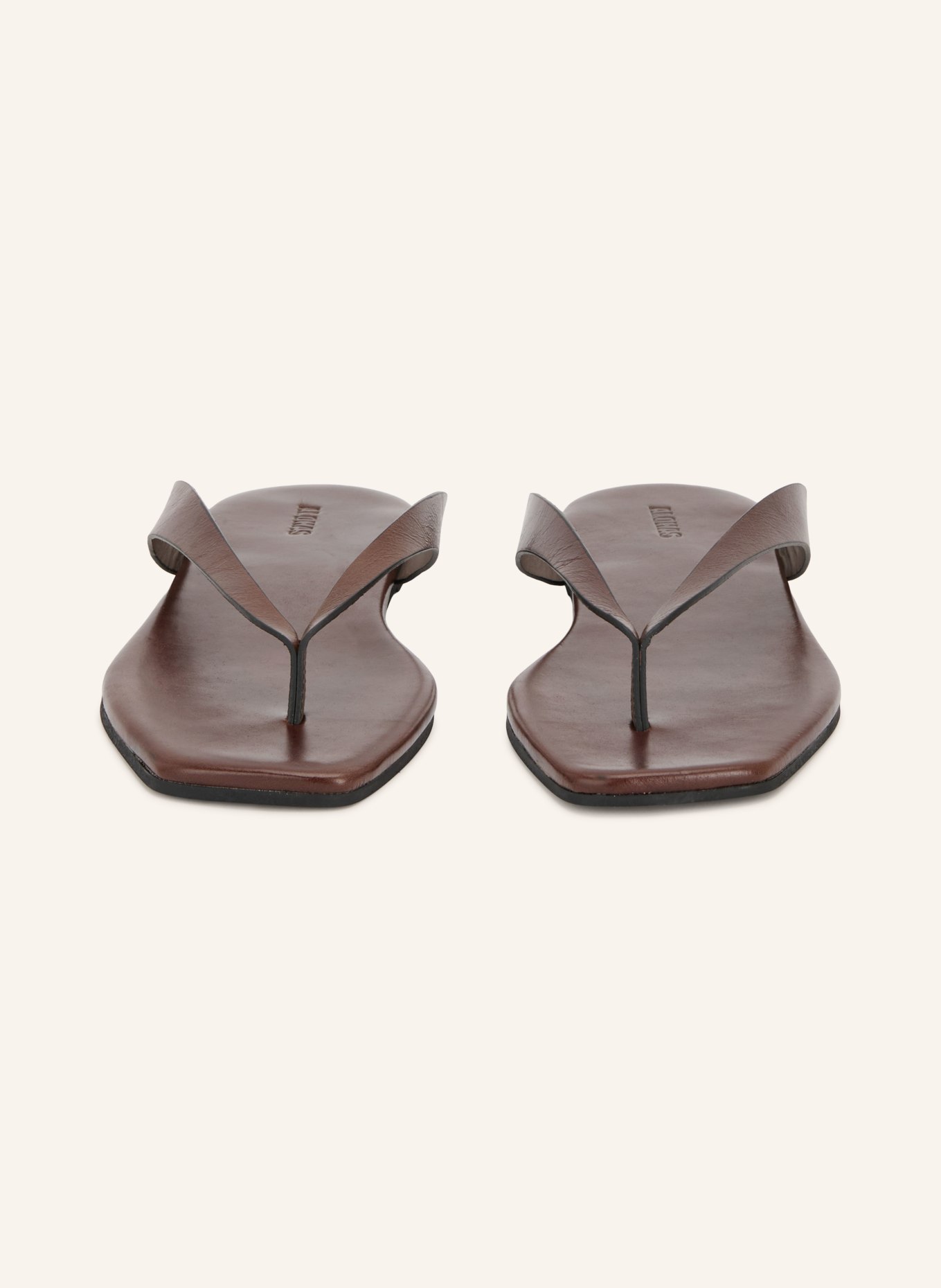 ALOHAS Teenslippers OLA: MARRON FONCÉ
