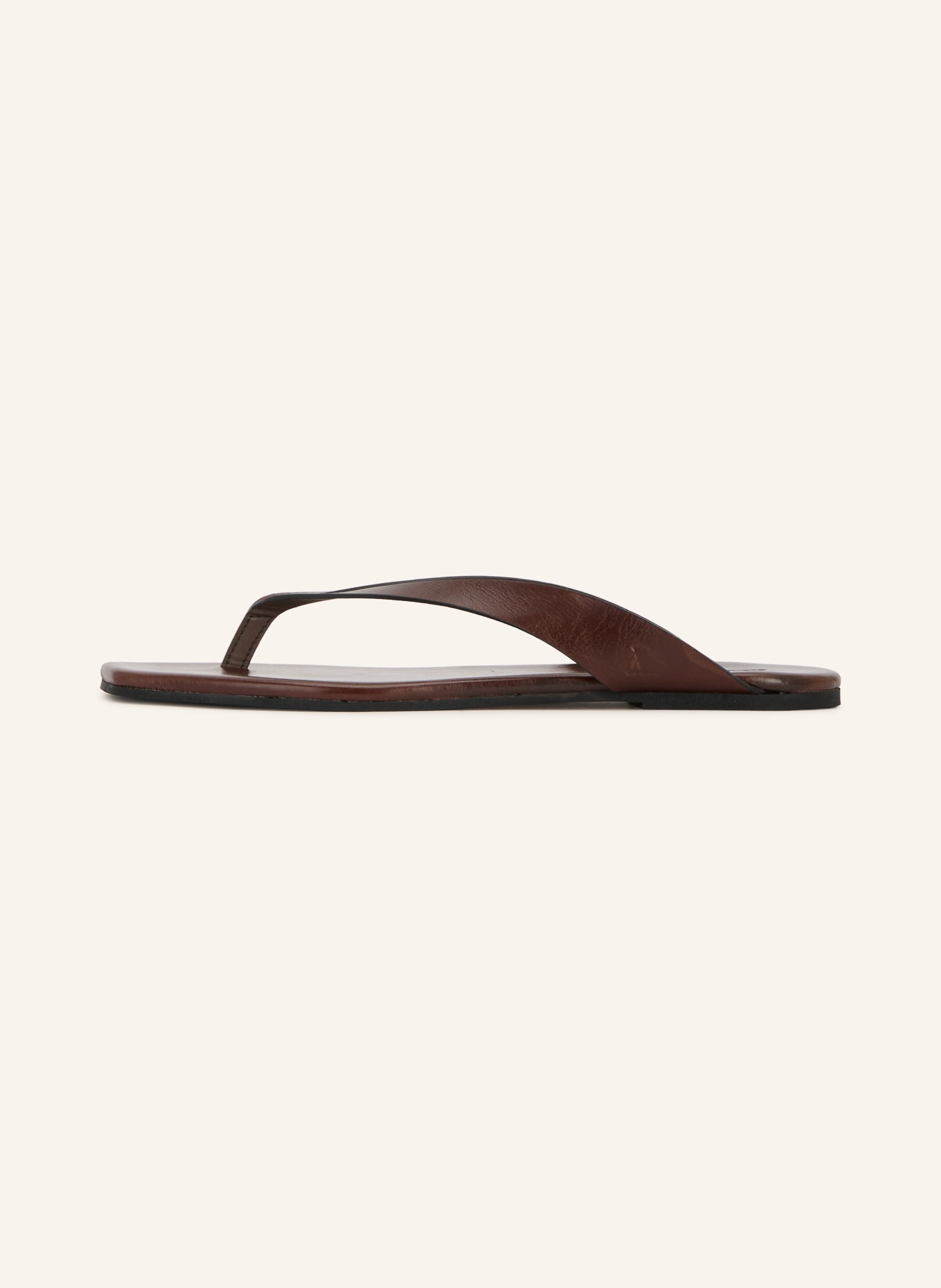 ALOHAS Teenslippers OLA: MARRON FONCÉ
