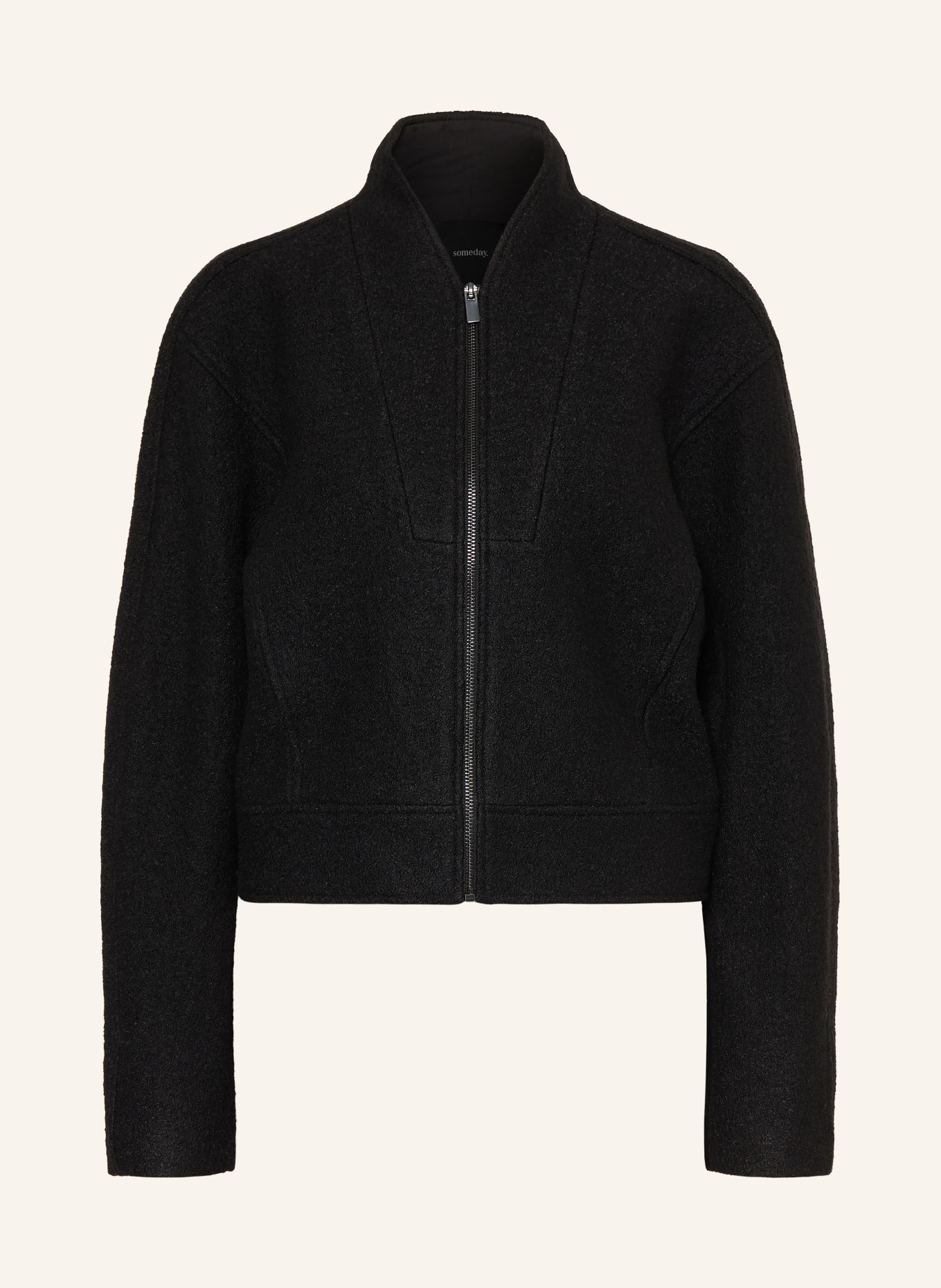 someday Bouclé-Blouson NUVERA: SCHWARZ