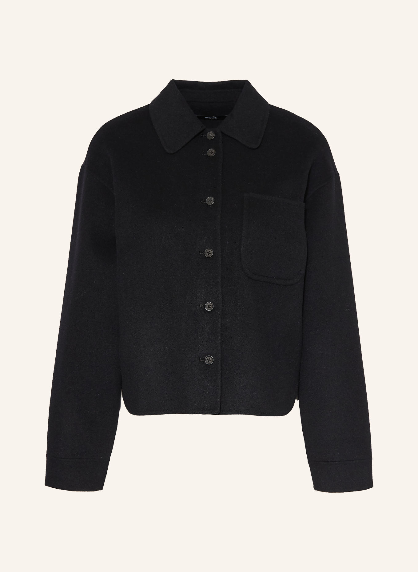 someday ZENDRA Overshirt: BLACK