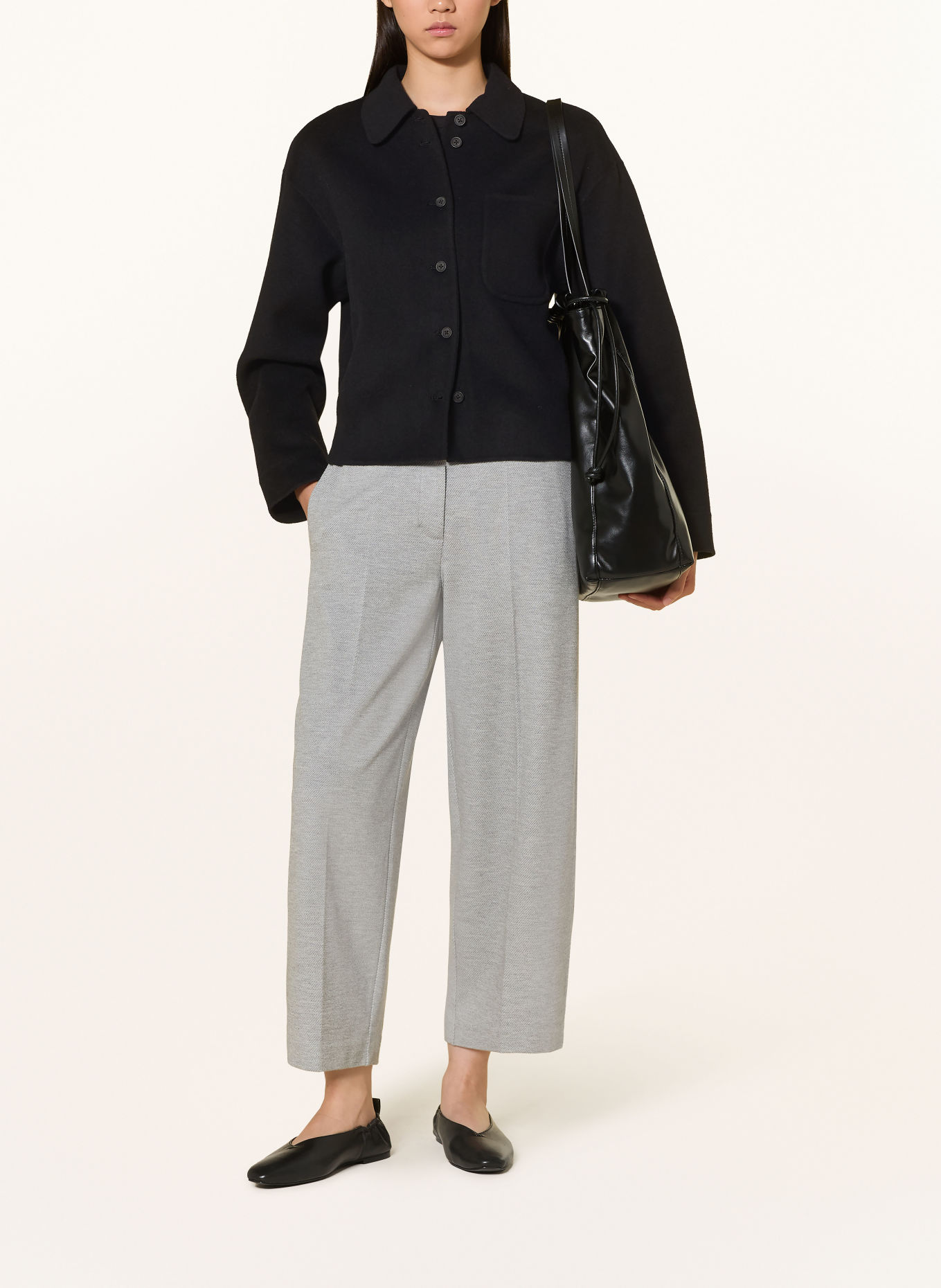 someday ZENDRA Overshirt: BLACK