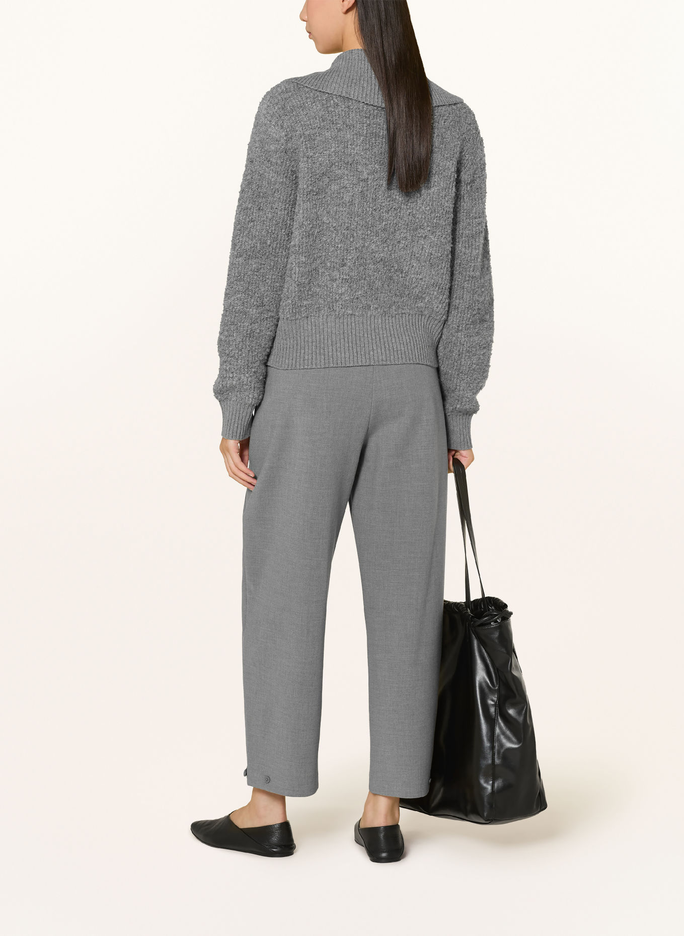 someday CATSBY 7/8-length trousers: GRAY