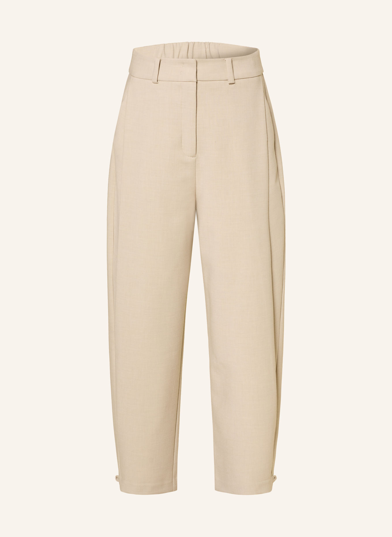 someday CATSBY 7/8-length trousers: ECRU