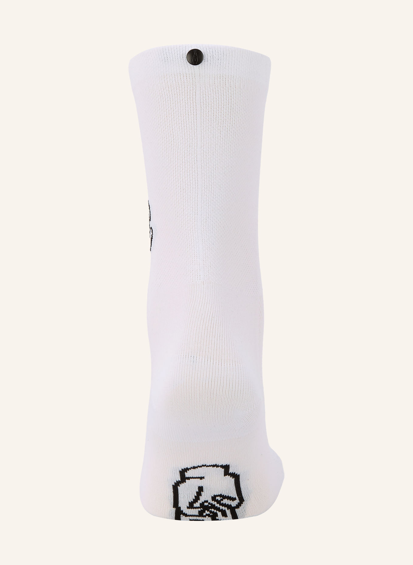 FINGERSCROSSED Fietssokken CLASSIC ANDIAMO! PARMIGIANO: WIT / ZWART