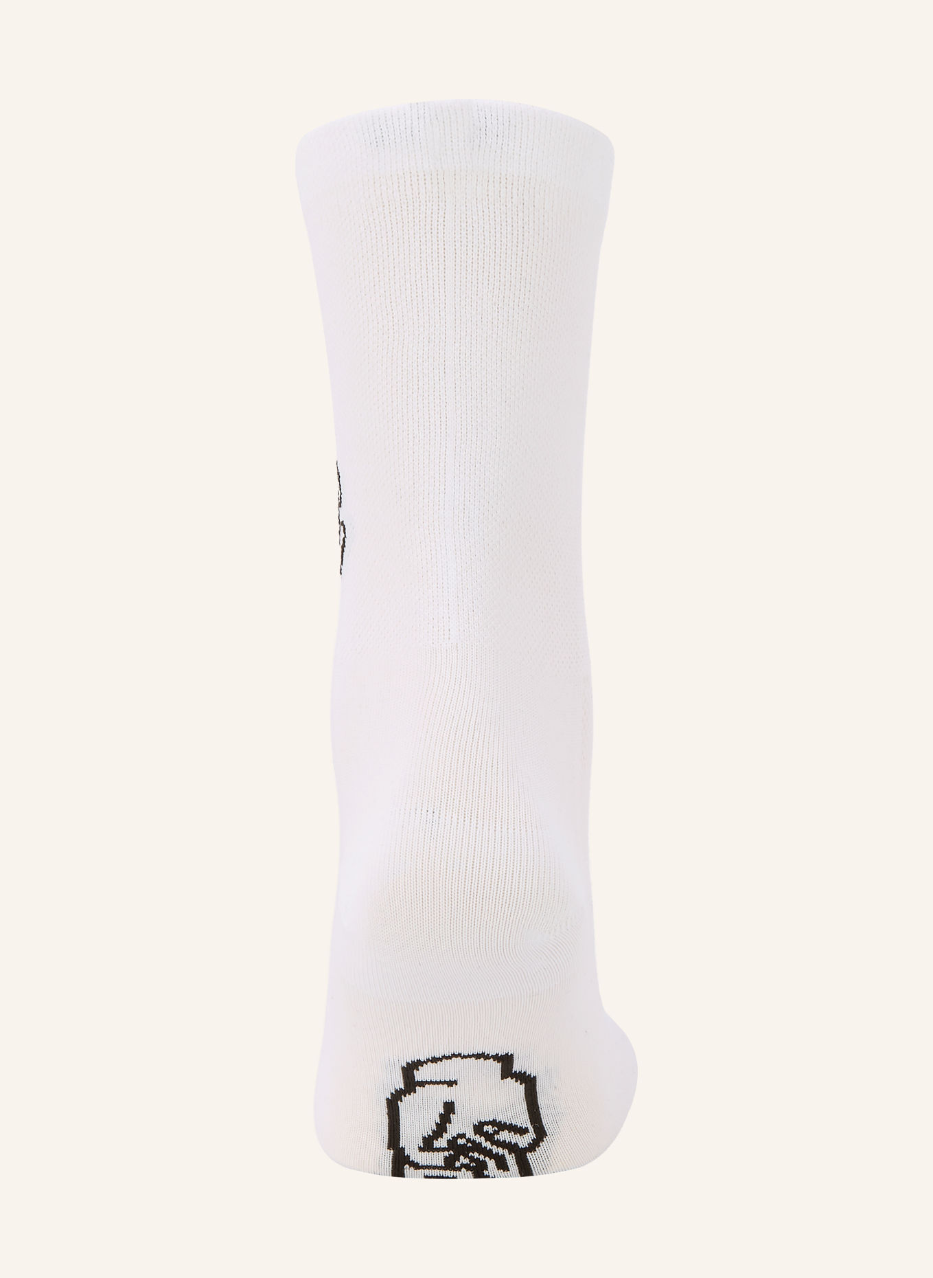 FINGERSCROSSED Fietssokken CLASSIC ANDIAMO!: WIT / ZWART