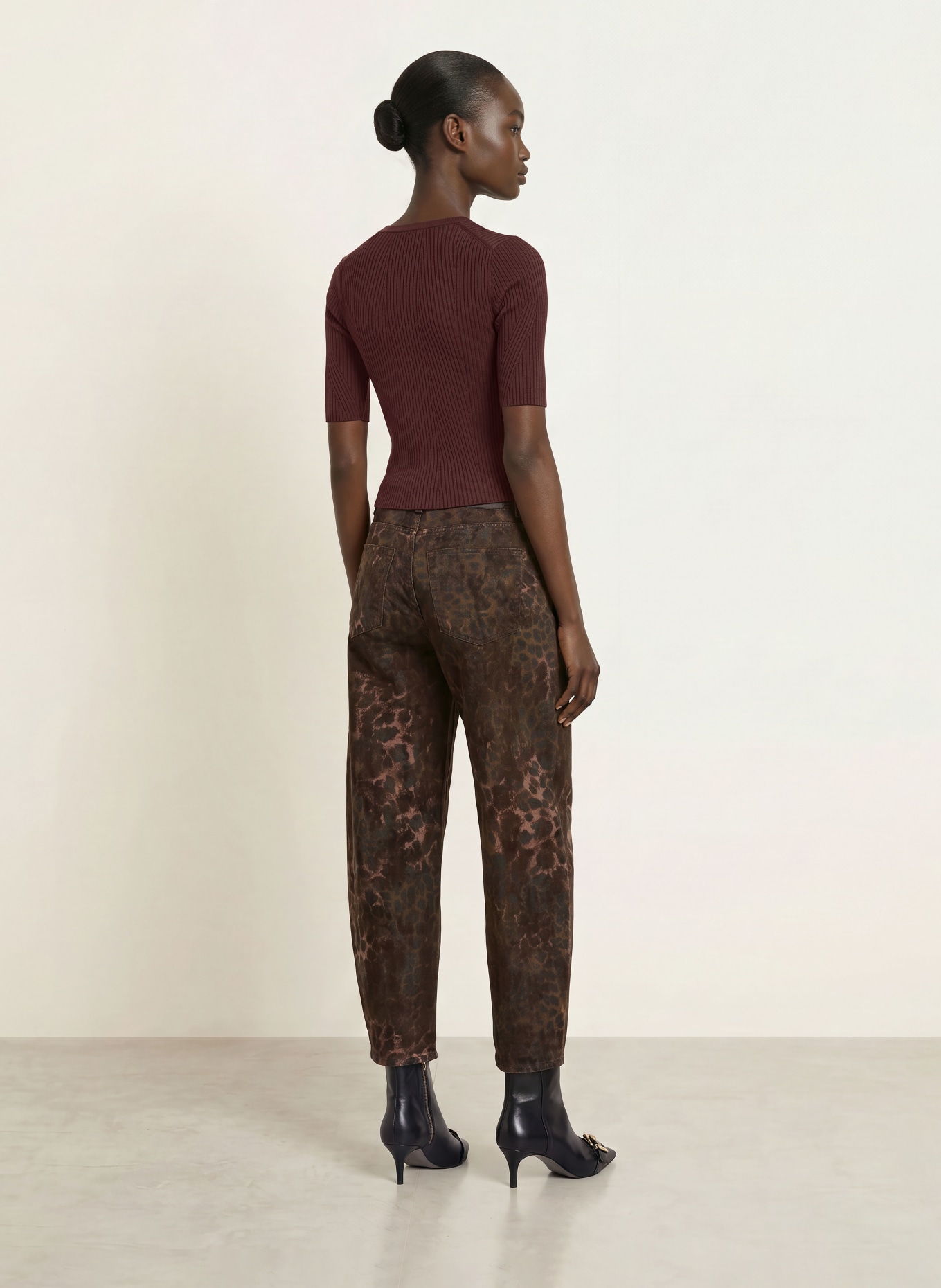 ALLSAINTS Gebreid shirt CRUZ HALLY: BRUIN