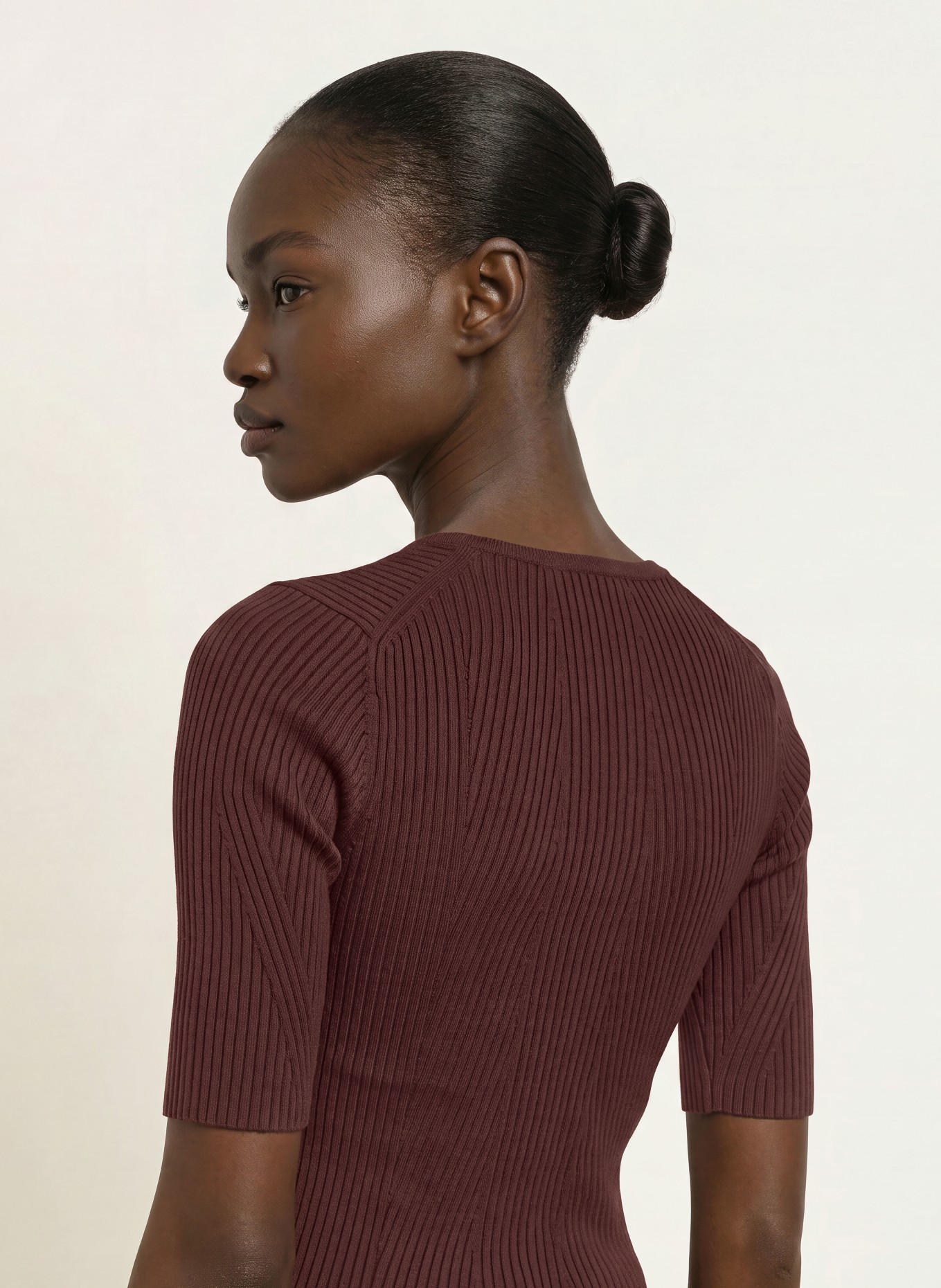 ALLSAINTS Gebreid shirt CRUZ HALLY: BRUIN