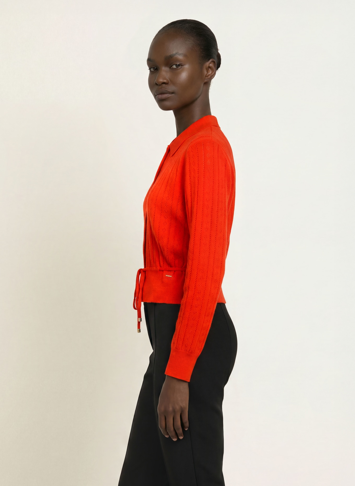 SANDRO Strickjacke: ROT