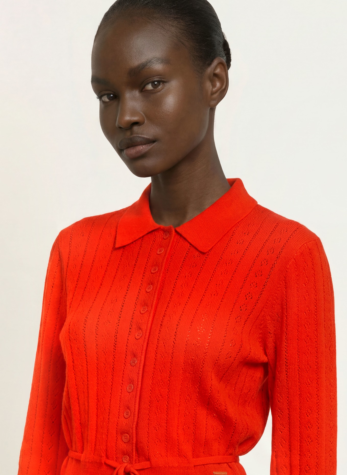 SANDRO Strickjacke: ROT