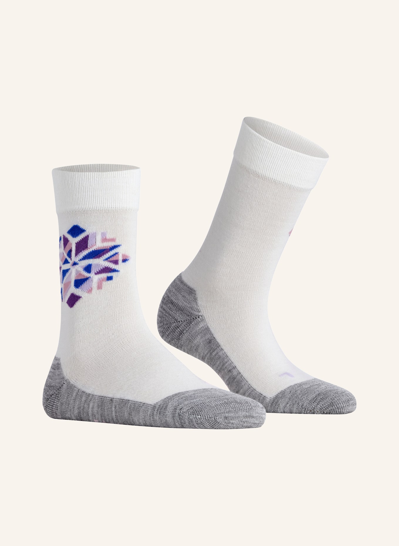 FALKE Strumpor ACTIVE ICY SNOWSTAR: 2040 off-white