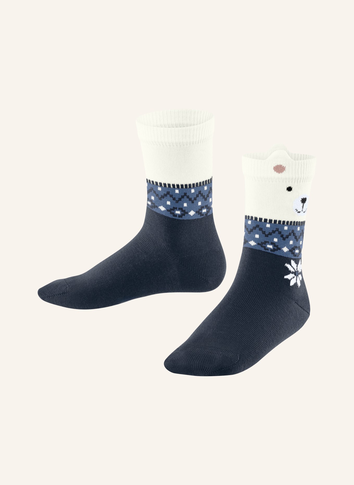 FALKE Sokken ICE BEAR: 6116 SPACE BLUE